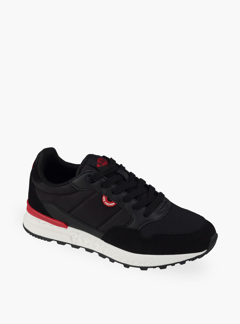 Lee Cooper Women Textured Lace-Up Sneakers-women-shoes-sneakers-image-2