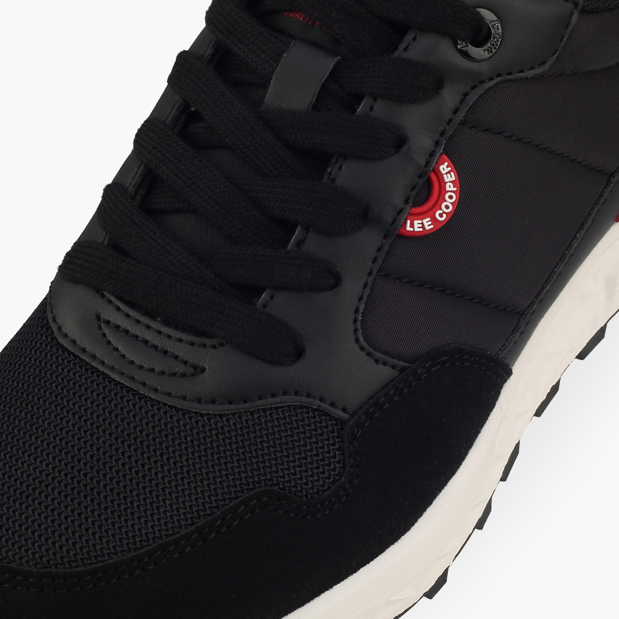 Lee Cooper Women Textured Lace-Up Sneakers-women-shoes-sneakers-image-4