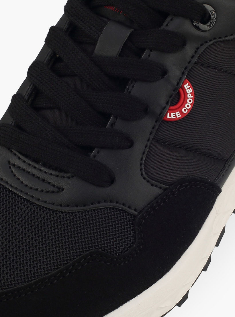 Lee Cooper Women Textured Lace-Up Sneakers-women-shoes-sneakers-image-4