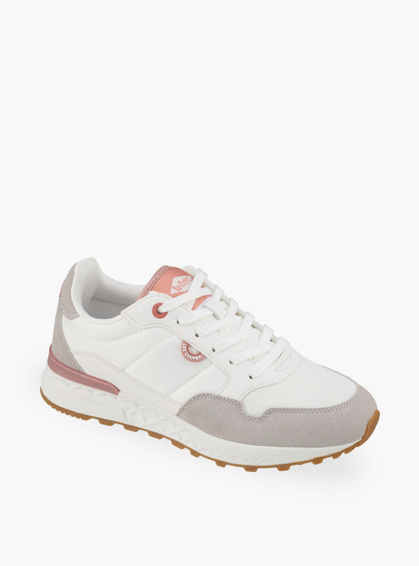 Lee Cooper Women Textured Lace-Up Sneakers-women-shoes-sneakers-image-2