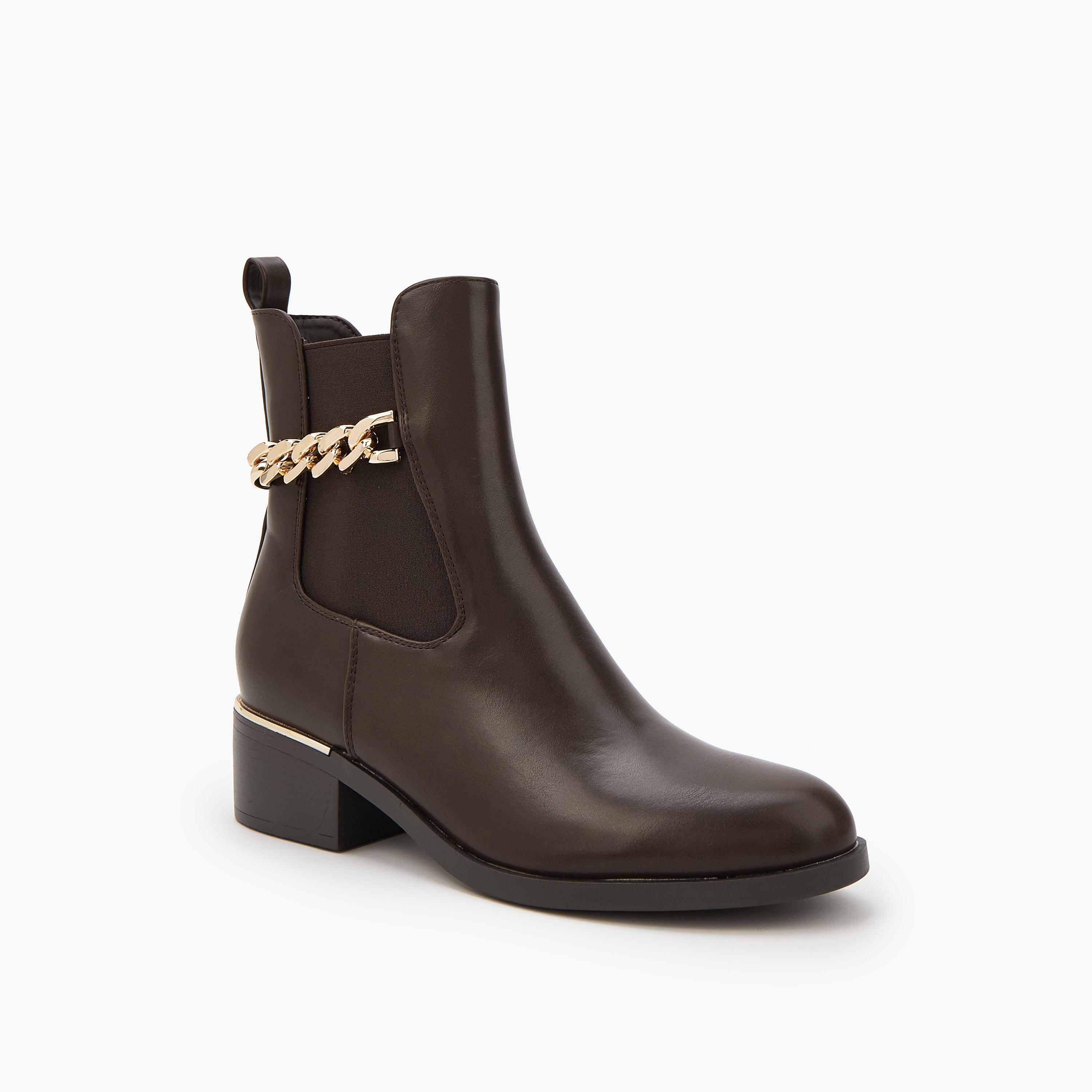 بوت بطول الكاحل وكعب سميك للنساء من فلورا بيلا-women-shoes-boots-image-3