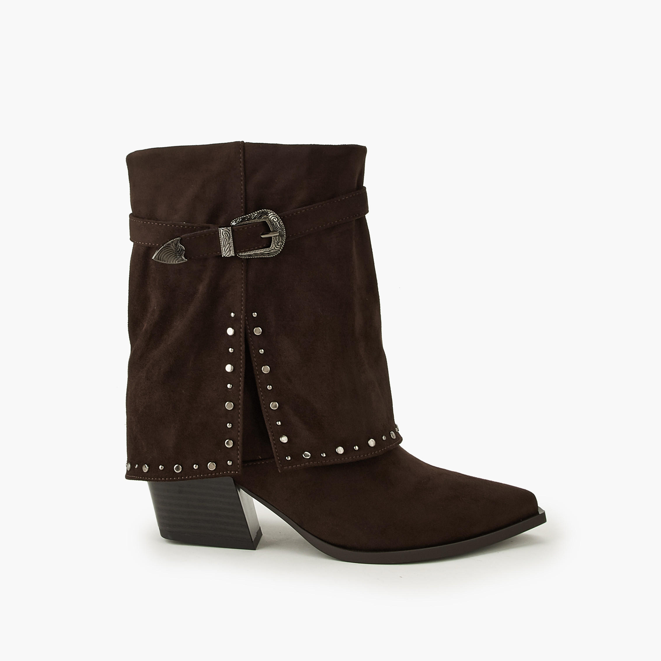 Flora Bella Women Studded Ankle Boots-women-winterwear-boots-image-3
