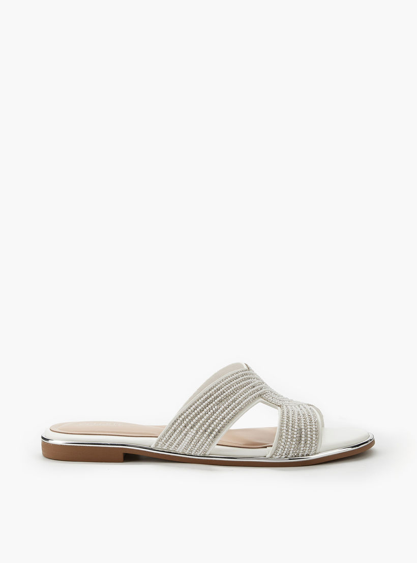 Celeste Women Stone Embellished Slide Sandals-women-shoes-flats-sandals-image-2