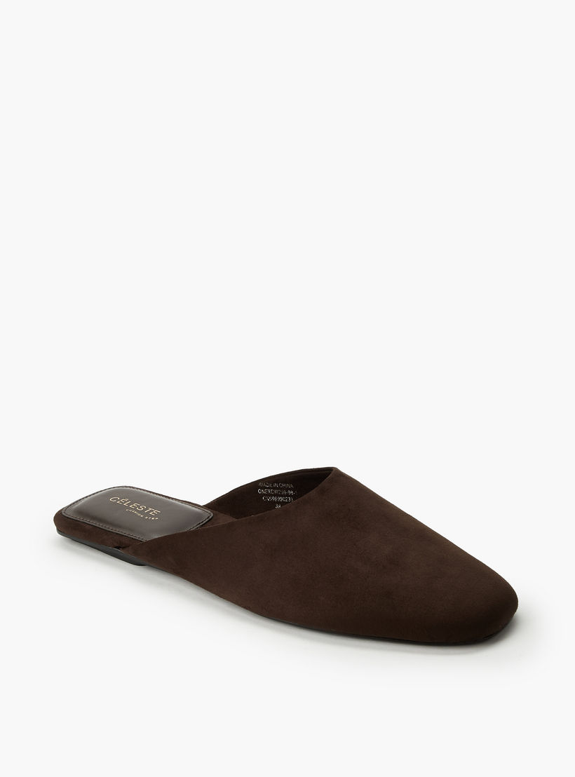 Celeste Women Suede Slip-On Mules-women-shoes-flats-mules-image-2