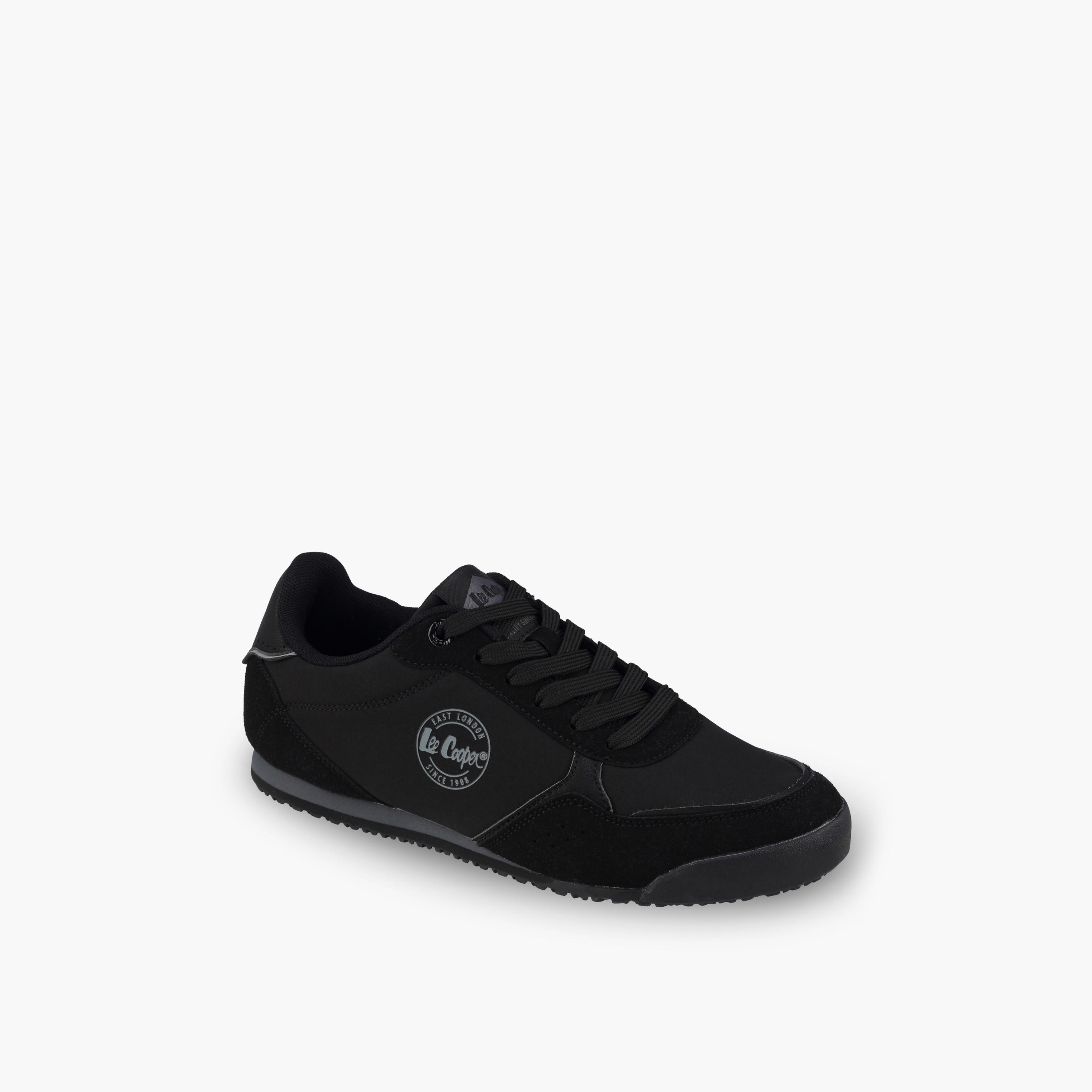 Lee Cooper Women Logo Print Lace-Up Ankle Sneakers-women-shoes-sneakers-image-2