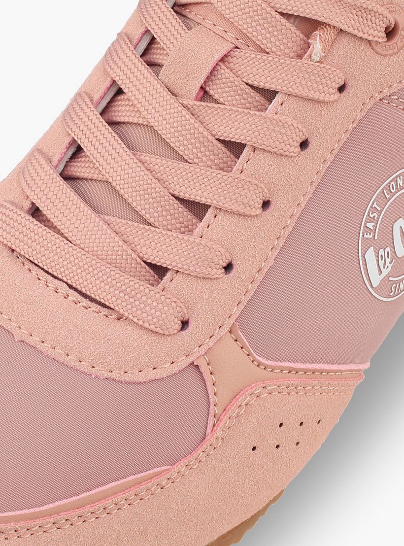 Lee Cooper Women Logo Print Lace-Up Ankle Sneakers-women-shoes-sneakers-image-4