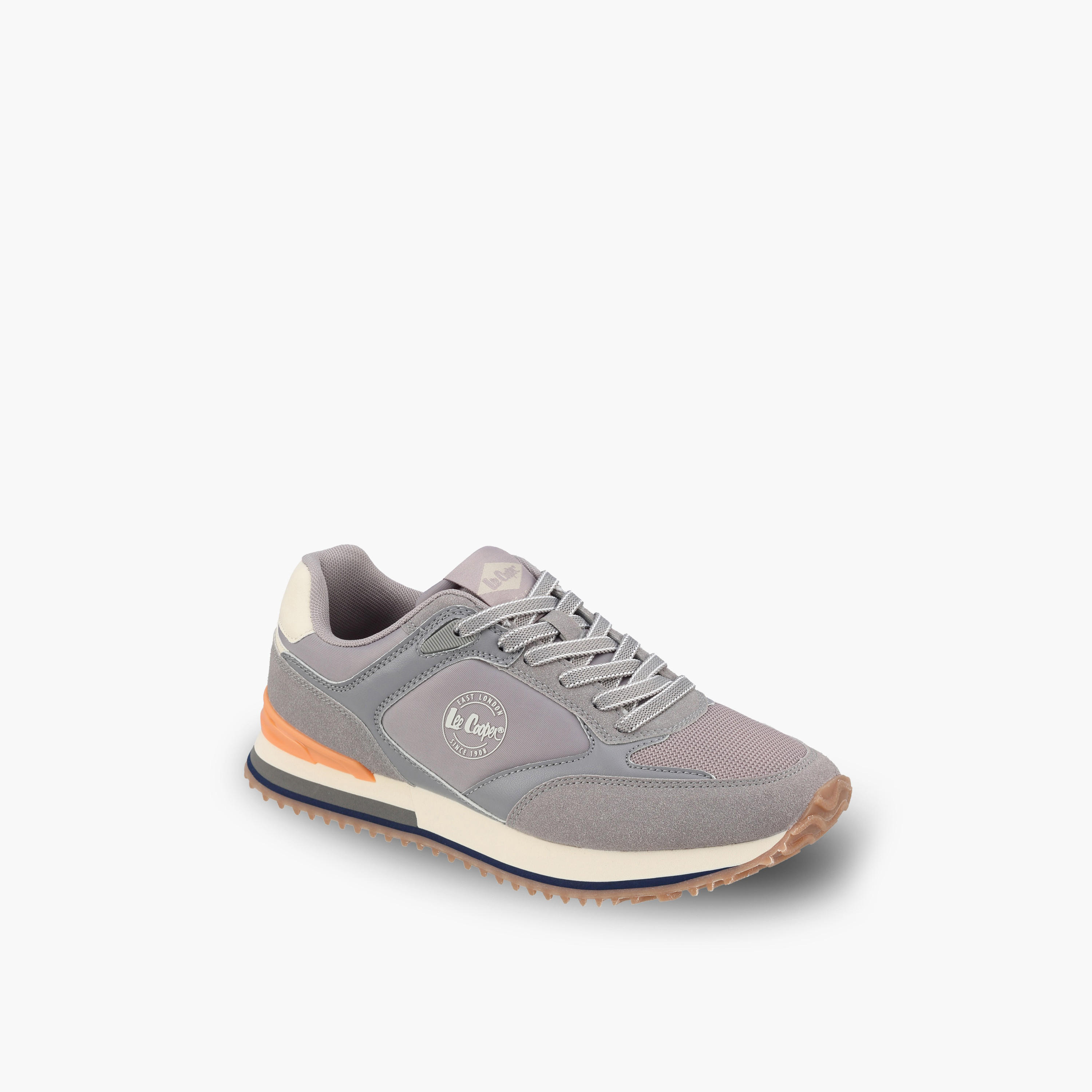 Lee Cooper Women Logo Print Lace-Up Ankle Sneakers-women-shoes-sneakers-image-2