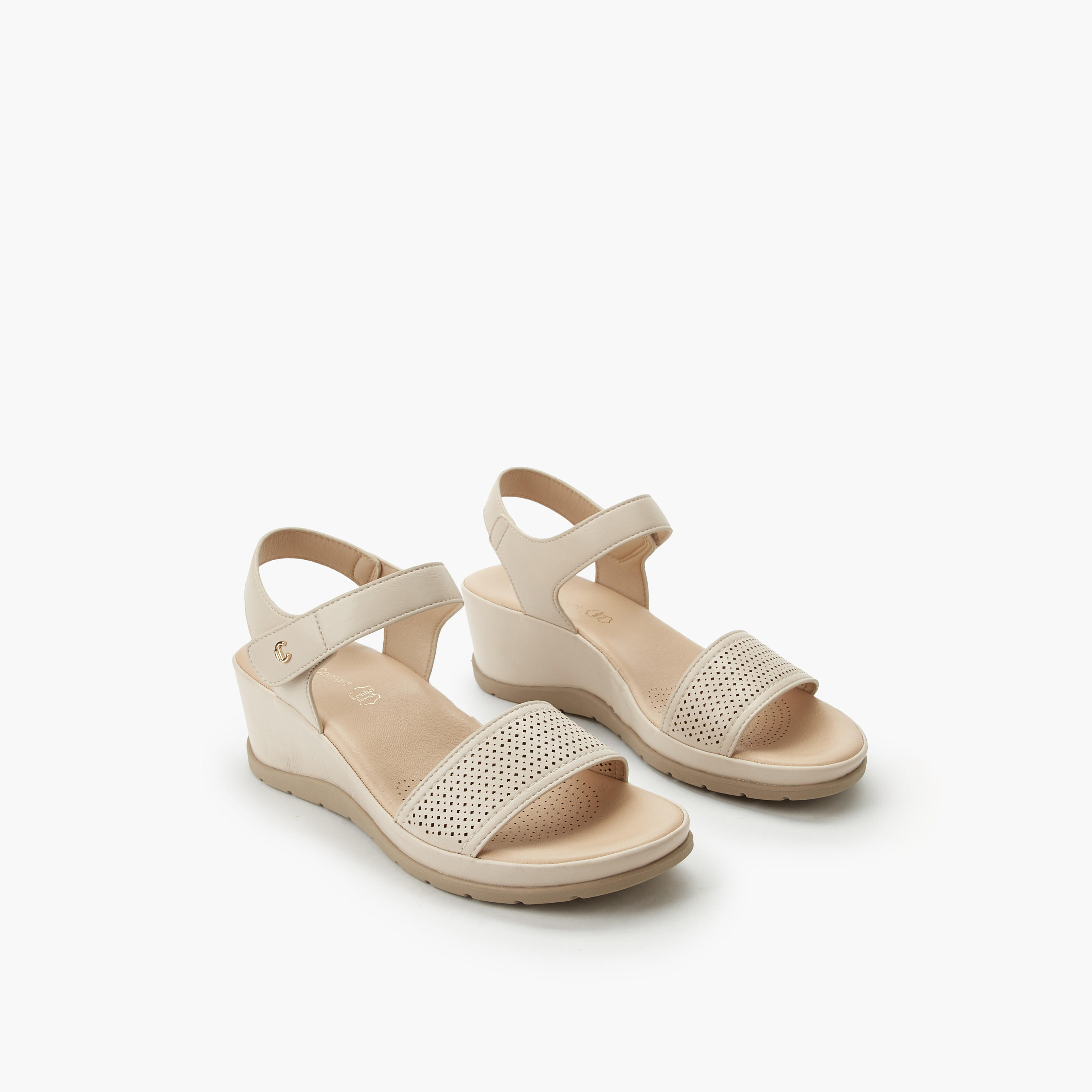 Le Confort Women Wedge Heels Sandals-women-shoes-sandals-heeled-image-1