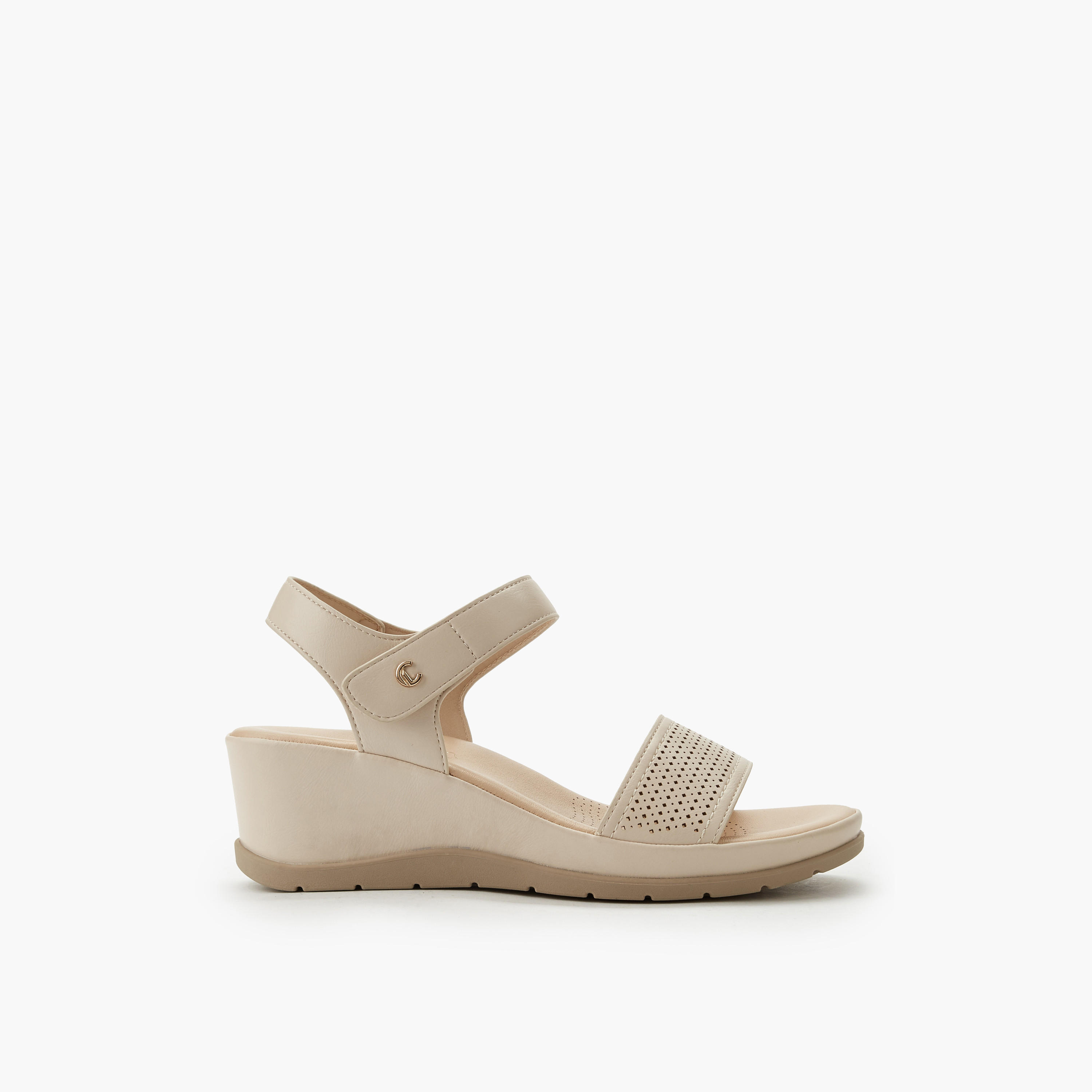 Le Confort Women Wedge Heels Sandals-women-shoes-sandals-heeled-image-2