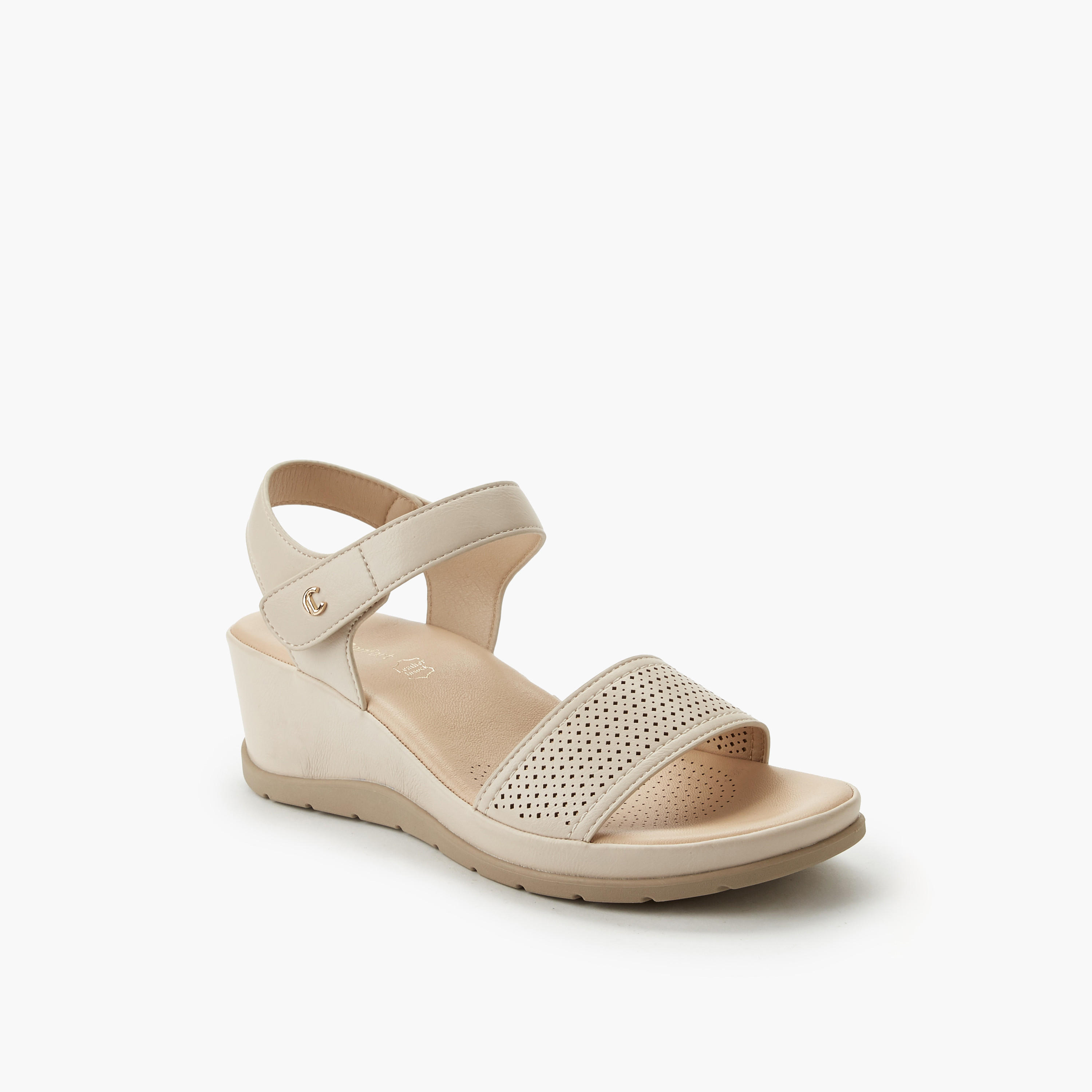Le Confort Women Wedge Heels Sandals-women-shoes-sandals-heeled-image-3
