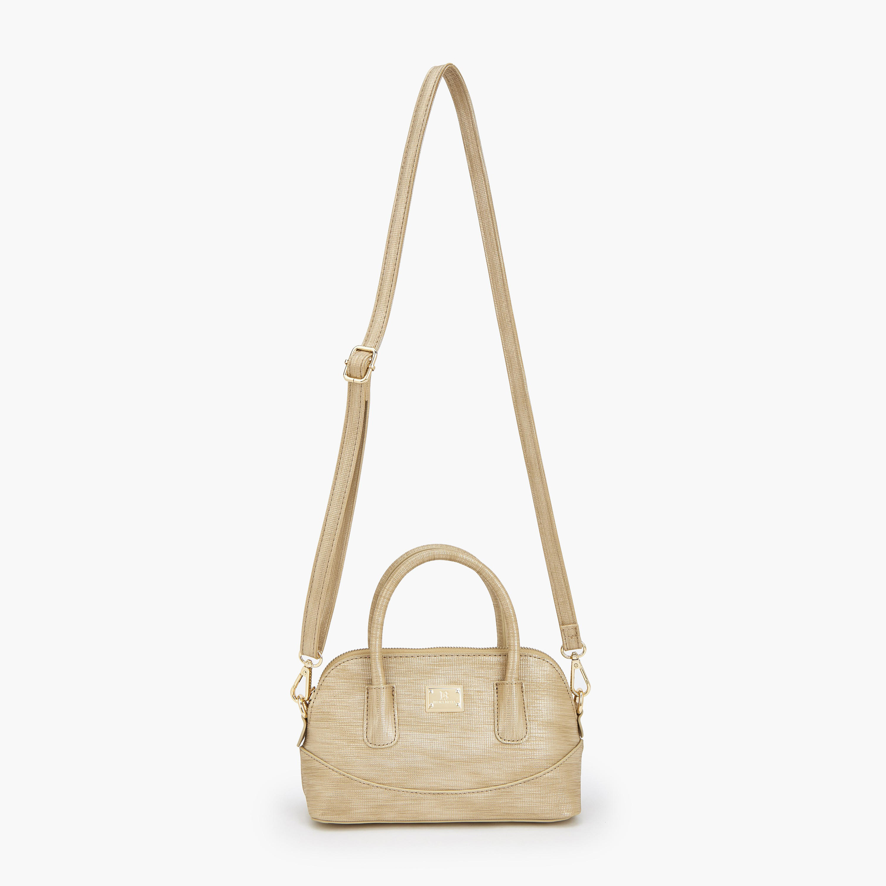 شنطة ساتشيل بارزة الملمس بحزام قابل للفصل من فلورا بيلا-women-bagsandwallets-handbags-image-2