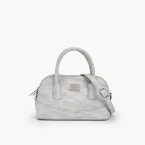 Flora Bella Textured Satchel Bag with Detachable Strap-women-image-1