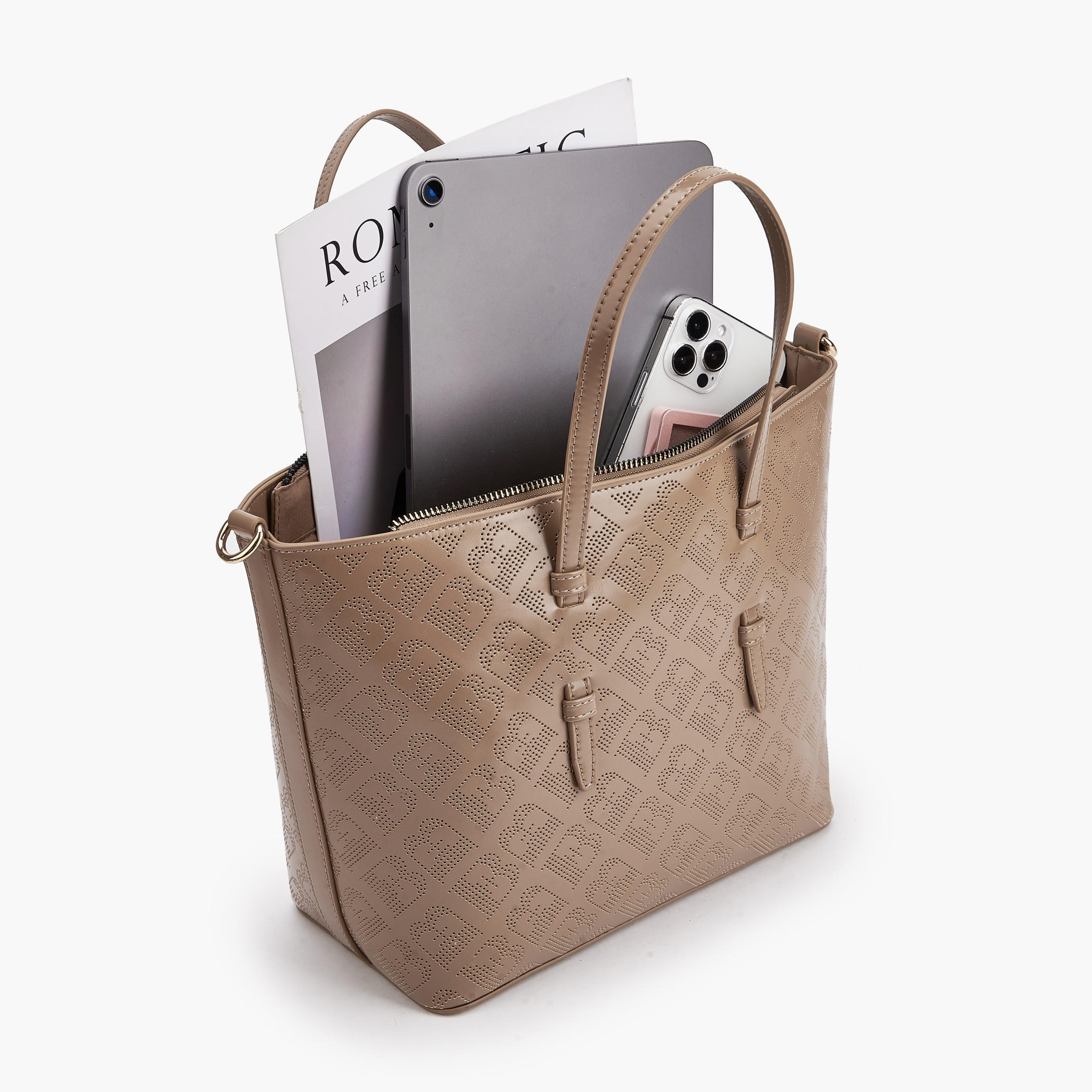 Flora Bella Laser Cut Tote Bag with Detachable Shoulder Strap-women-bagsandwallets-handbags-image-7