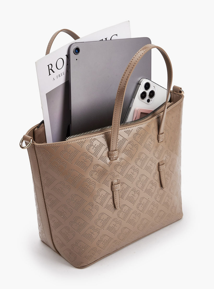 Flora Bella Laser Cut Tote Bag with Detachable Shoulder Strap-women-bagsandwallets-handbags-image-7