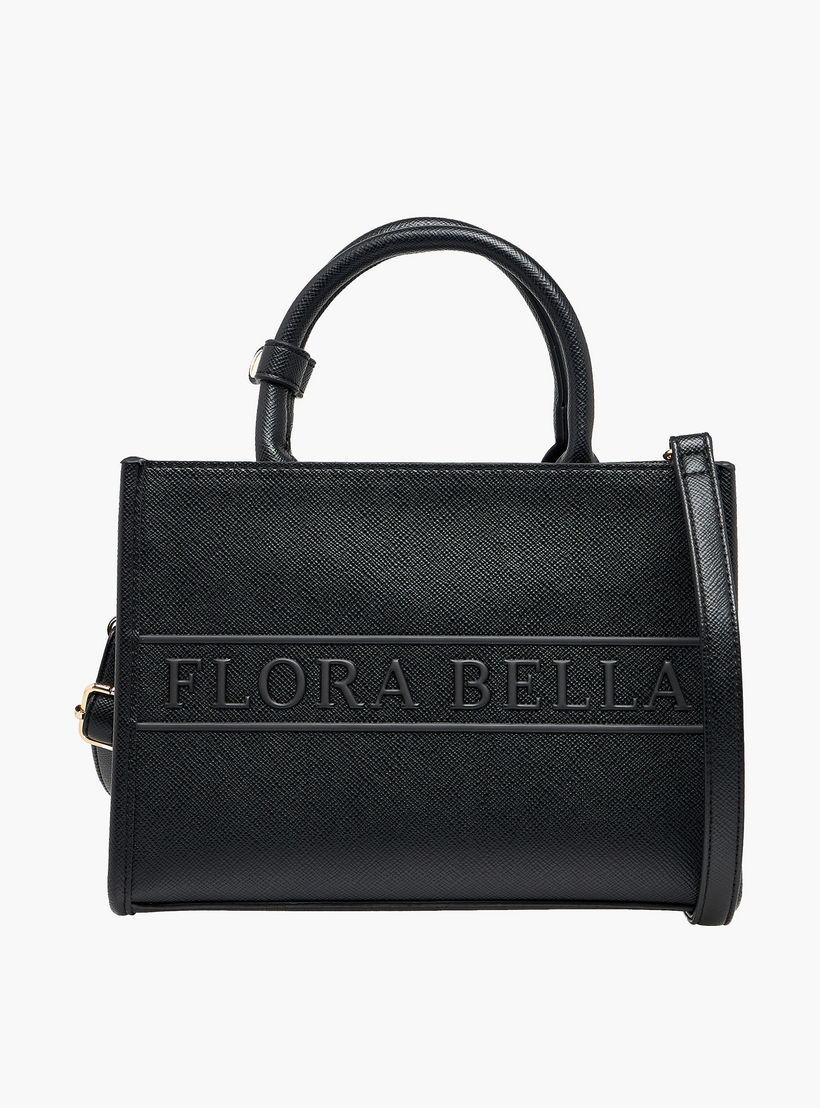 Flora Bella Logo Detail Tote Bag with Double Handles-women-bagsandwallets-handbags-image-1