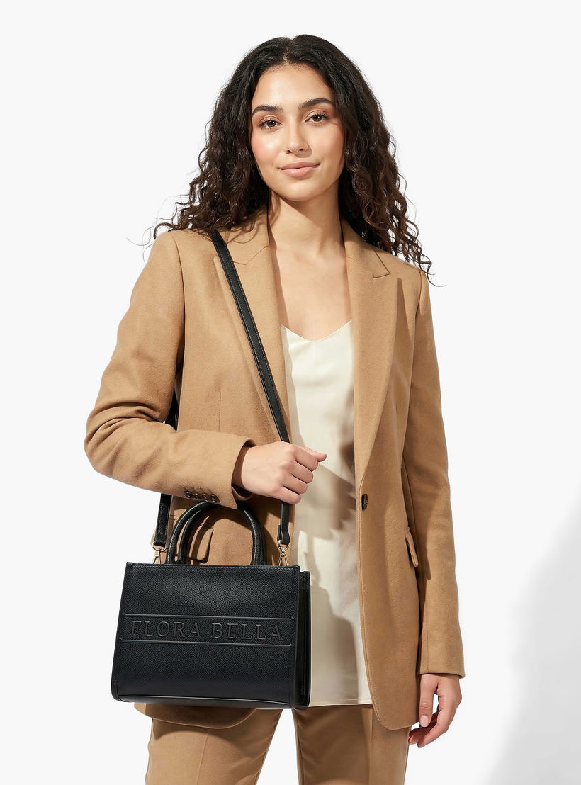 Flora Bella Logo Detail Tote Bag with Double Handles-women-bagsandwallets-handbags-image-4