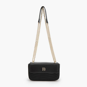 Flora Bella Textured Crossbody Bag with Chain Strap-women-image-1