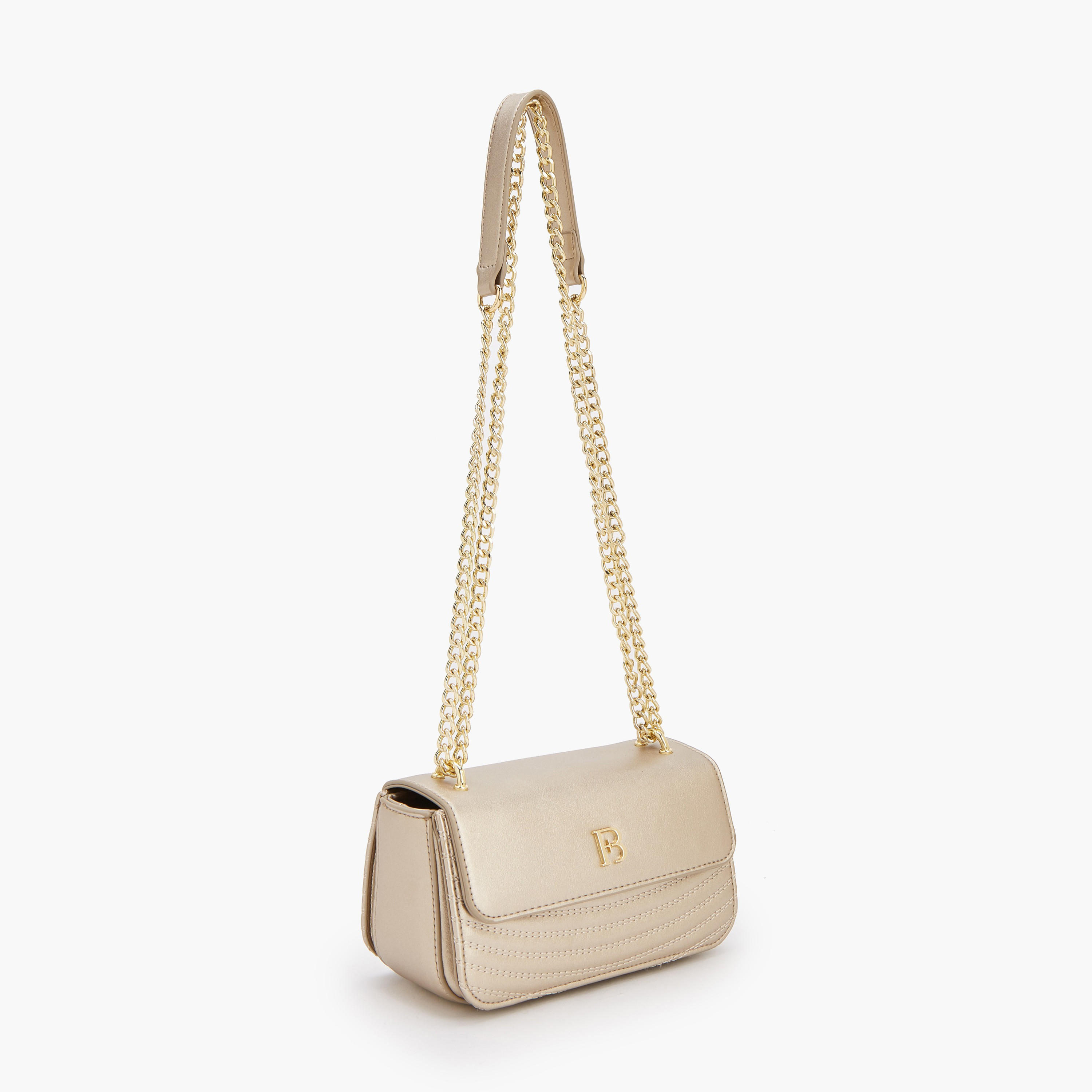 Flora Bella Textured Crossbody Bag with Chain Strap-women-bagsandwallets-handbags-image-3