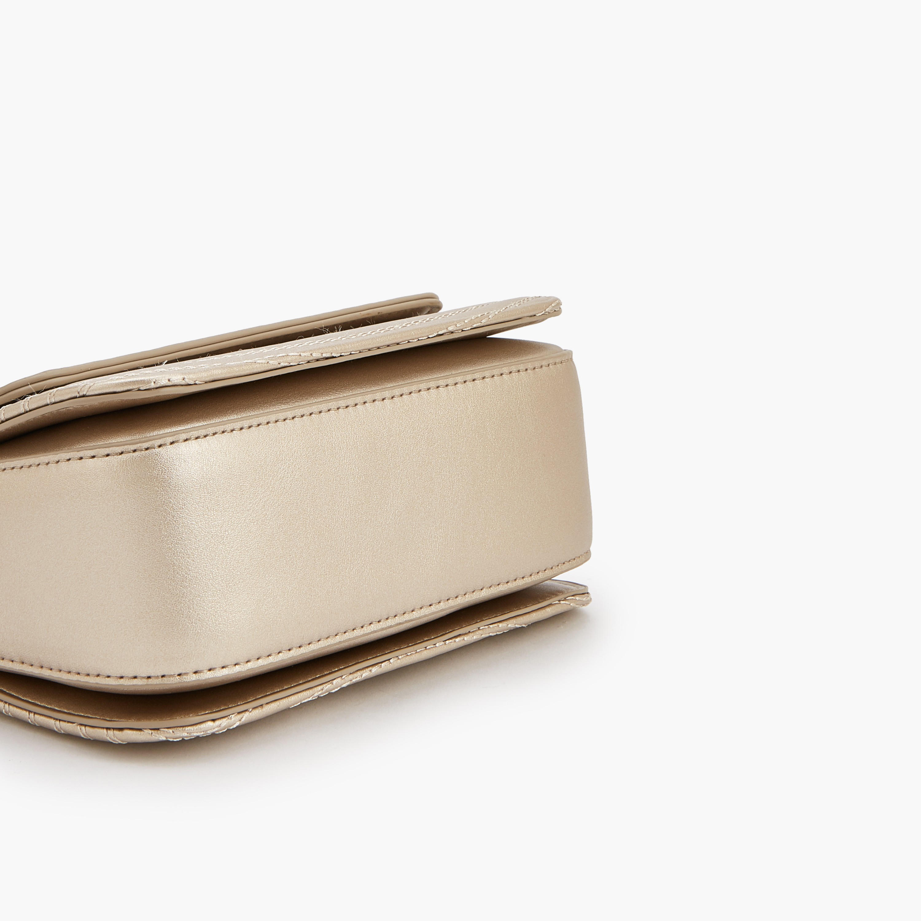 Flora Bella Textured Crossbody Bag with Chain Strap-women-bagsandwallets-handbags-image-6