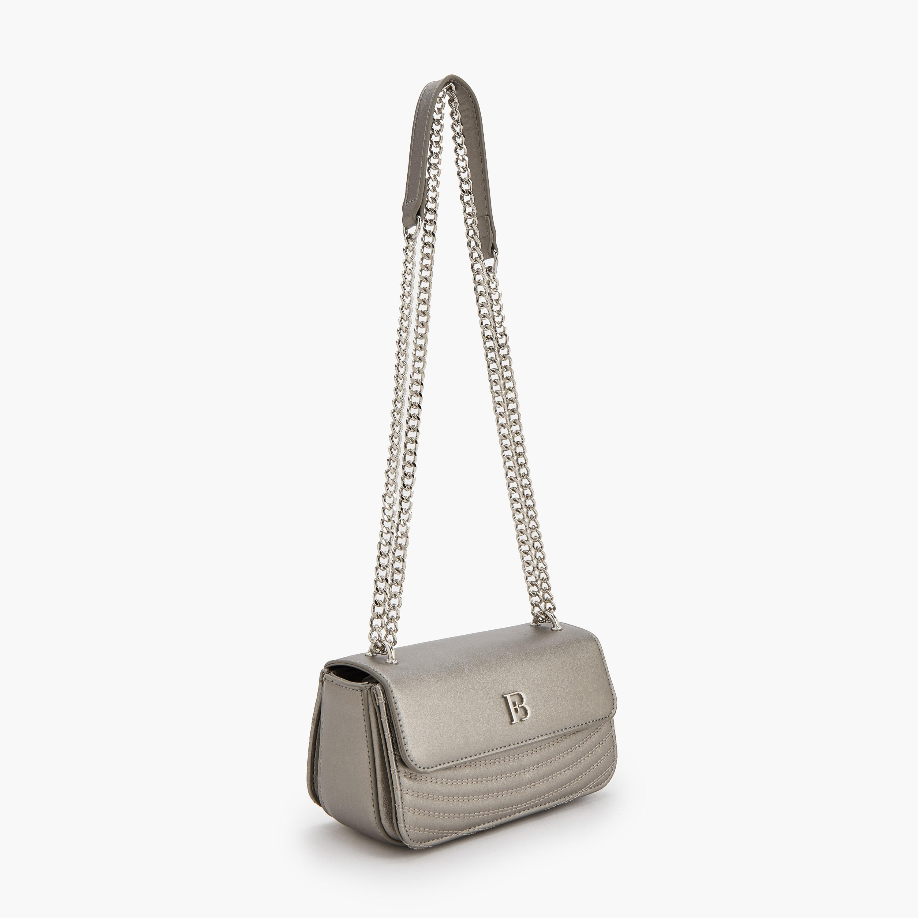 Flora Bella Textured Crossbody Bag with Chain Strap-women-bagsandwallets-handbags-image-3