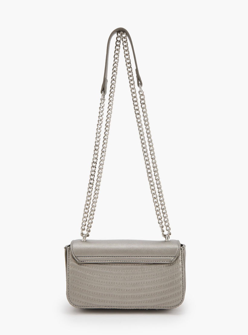 Flora Bella Textured Crossbody Bag with Chain Strap-women-bagsandwallets-handbags-image-5
