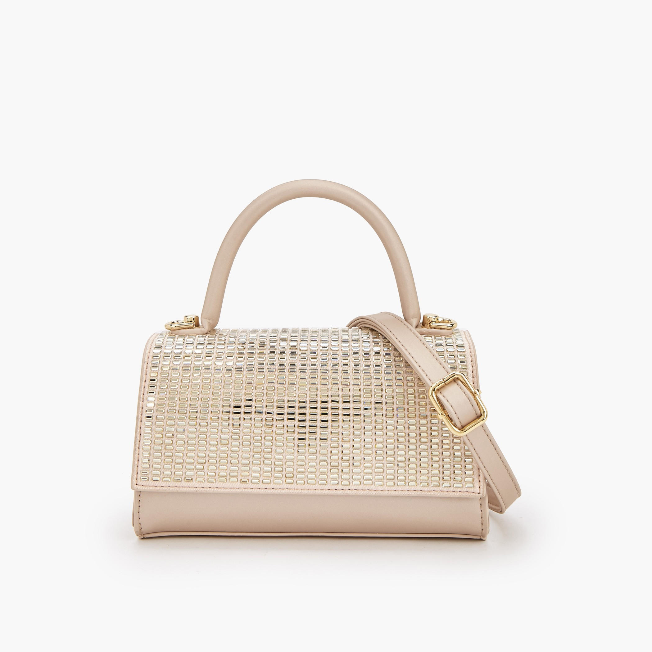 Flora Bella Embellished Satchel Bag with Detachable Strap-women-bagsandwallets-handbags-image-1