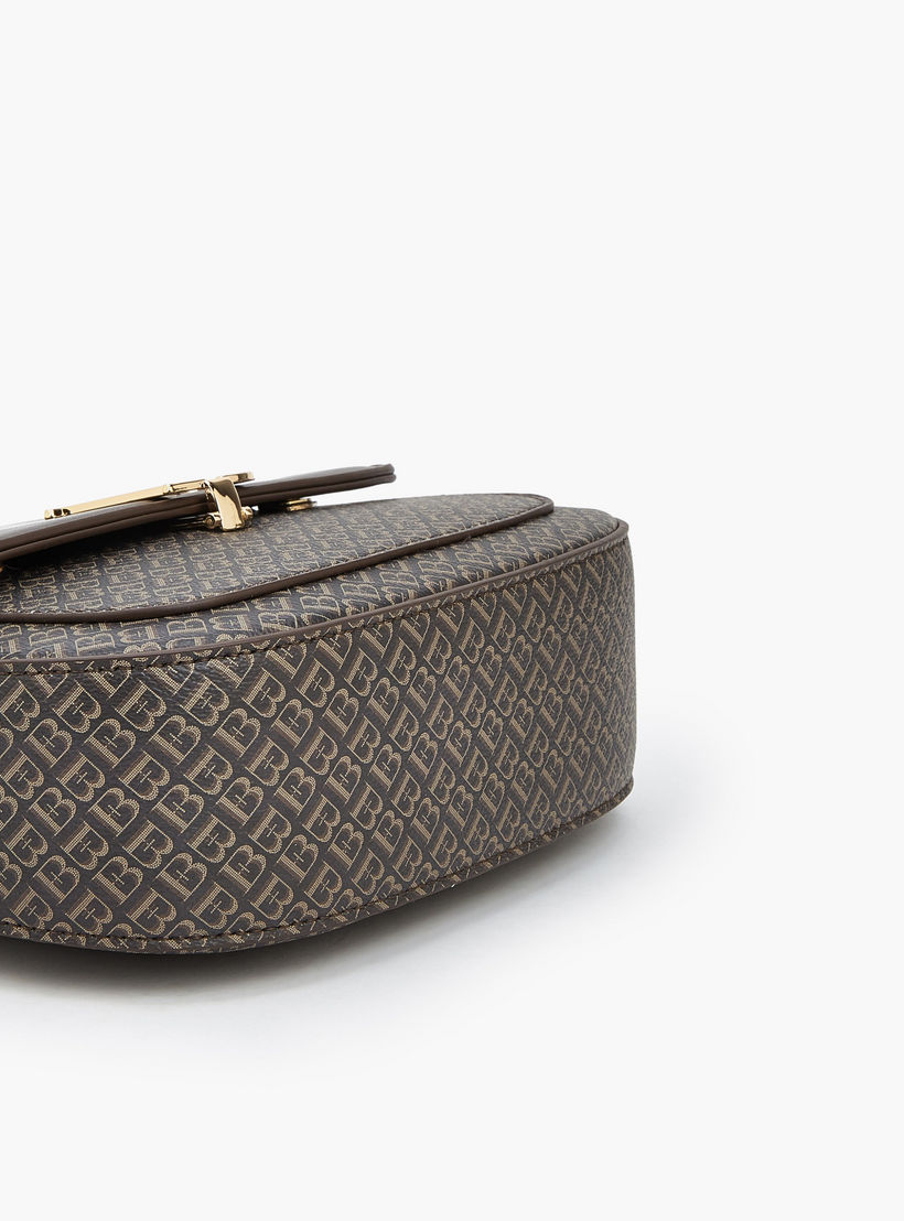 شنطة كتف بطبعات مونوجرام وحزام قابل للفصل من فلورا بيلا-women-bagsandwallets-handbags-image-6