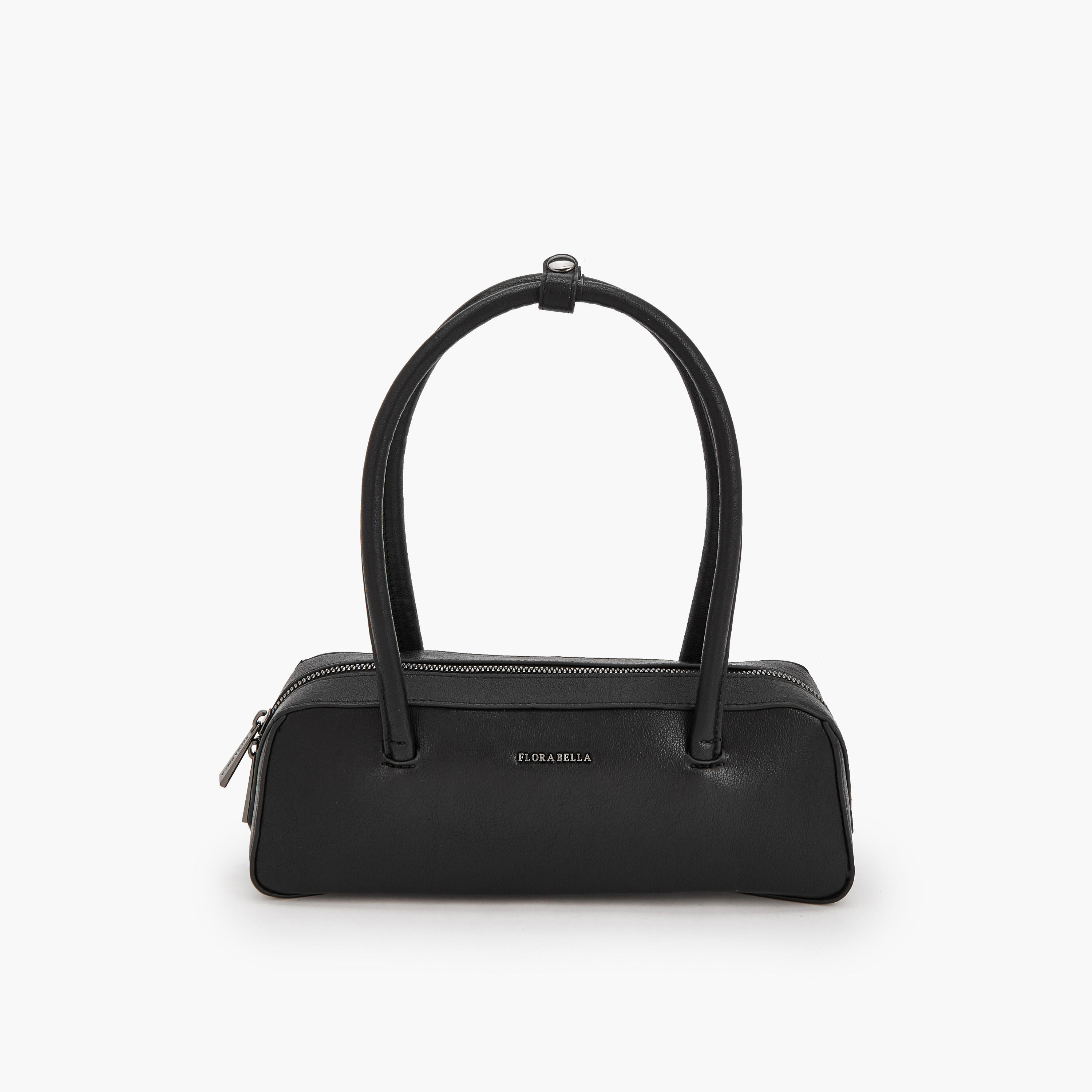 Flora Bella Solid Shoulder Bag with Zip Closure-women-bagsandwallets-handbags-image-1