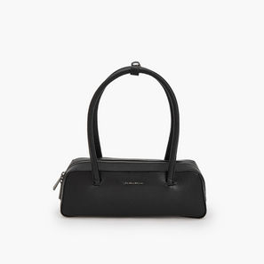 Flora Bella Solid Shoulder Bag with Zip Closure-women-image-1