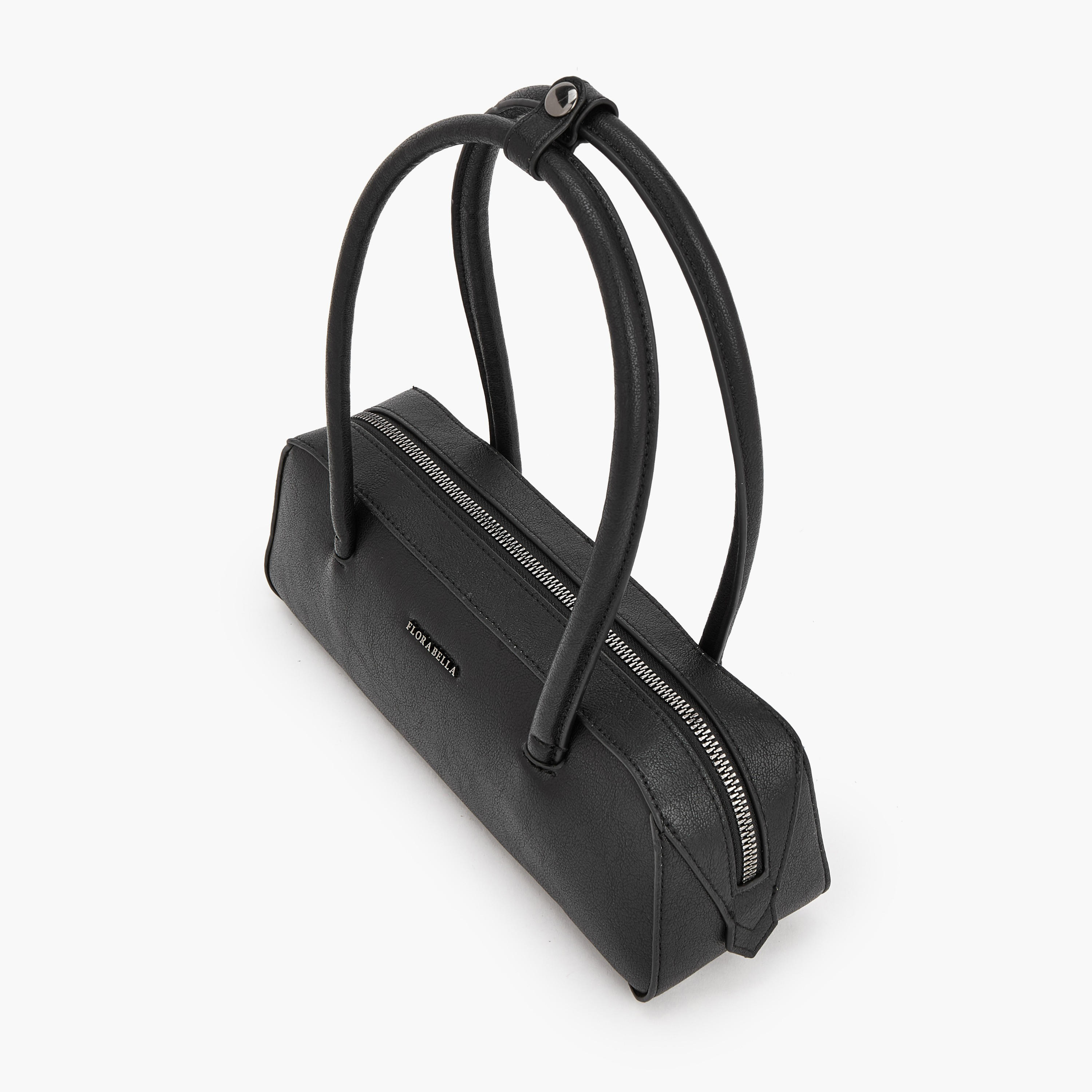 Flora Bella Solid Shoulder Bag with Zip Closure-women-bagsandwallets-handbags-image-5