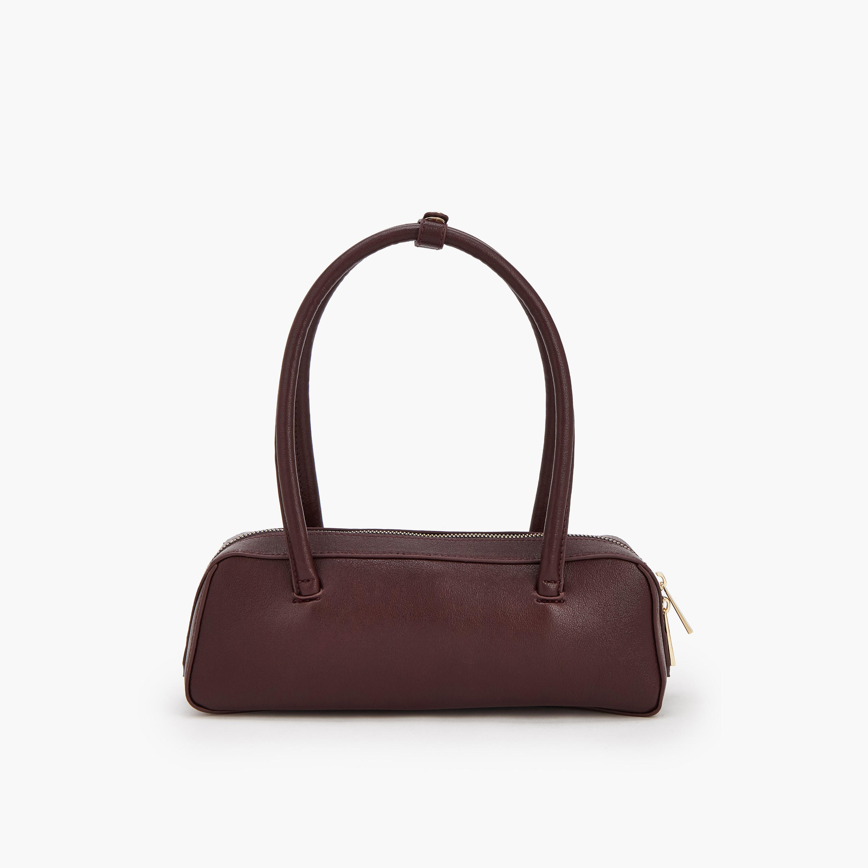 Flora Bella Solid Shoulder Bag with Zip Closure-women-bagsandwallets-handbags-image-4