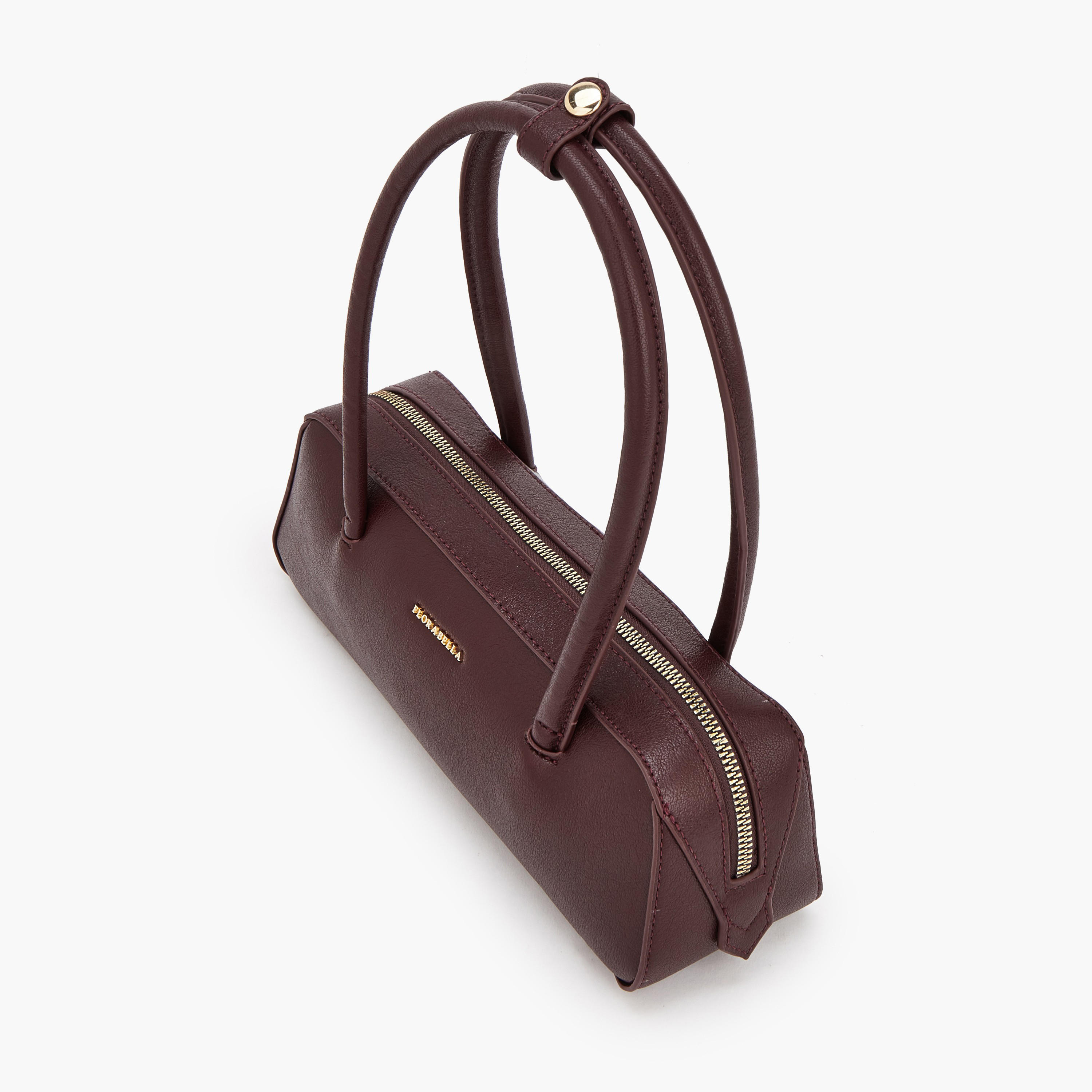 Flora Bella Solid Shoulder Bag with Zip Closure-women-bagsandwallets-handbags-image-5