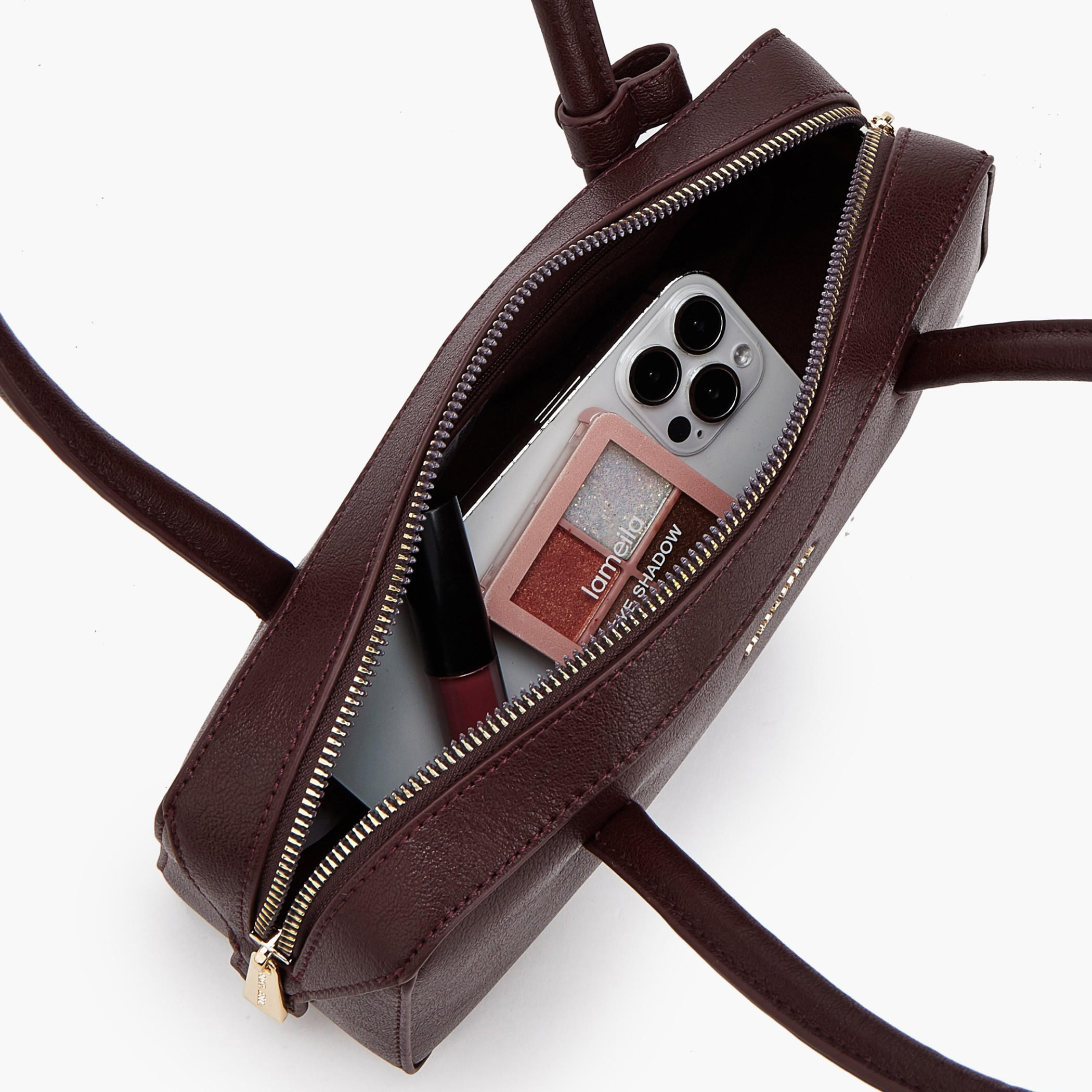 Flora Bella Solid Shoulder Bag with Zip Closure-women-bagsandwallets-handbags-image-7