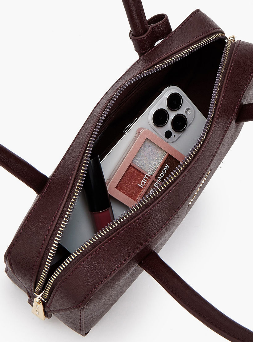 Flora Bella Solid Shoulder Bag with Zip Closure-women-bagsandwallets-handbags-image-7