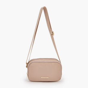 Flora Bella Solid Crossbody Bag with Adjustable Strap-women-image-1