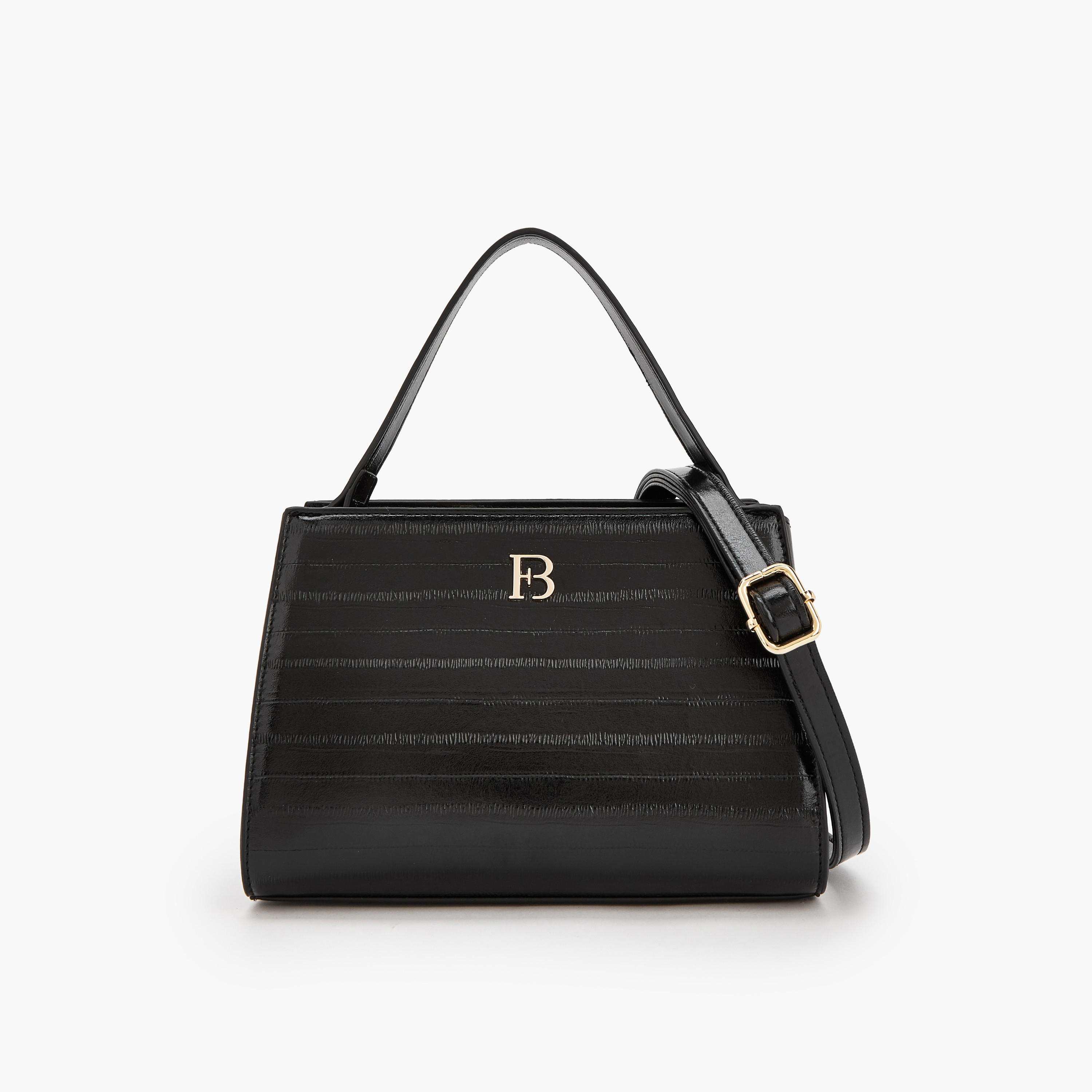 Flora Bella Textured Shoulder Bag with Detachable Strap-women-bagsandwallets-handbags-image-1