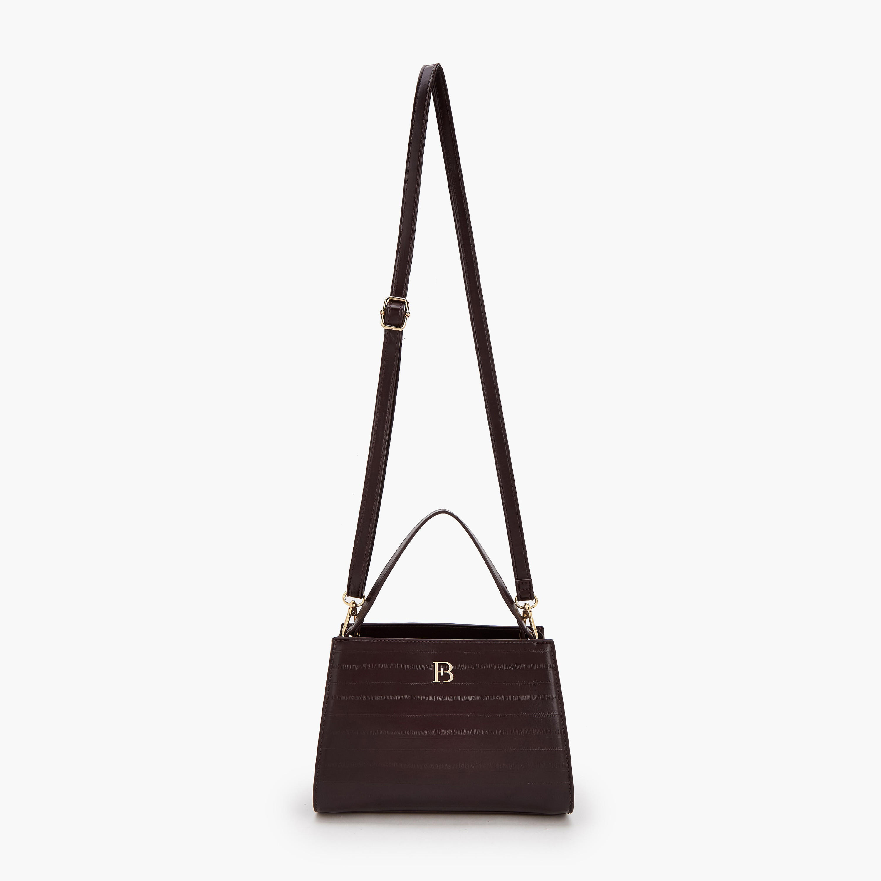 Flora Bella Textured Shoulder Bag with Detachable Strap-women-bagsandwallets-handbags-image-2