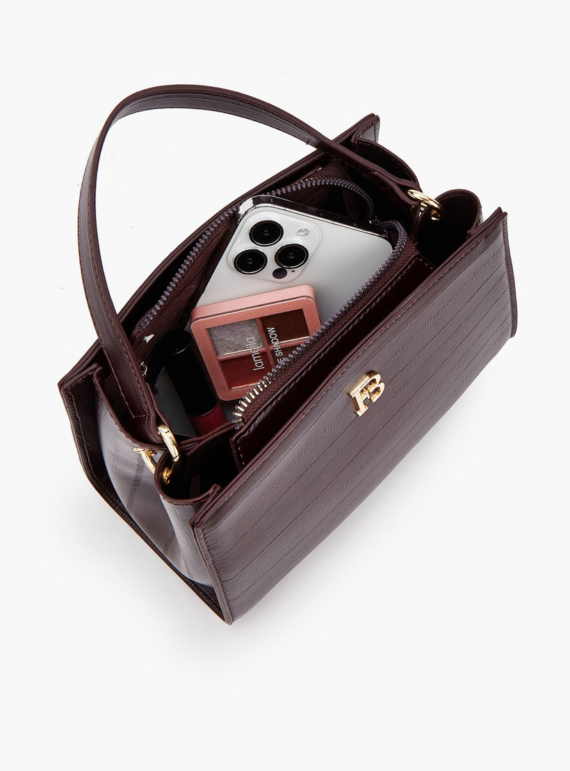 Flora Bella Textured Shoulder Bag with Detachable Strap-women-bagsandwallets-handbags-image-7