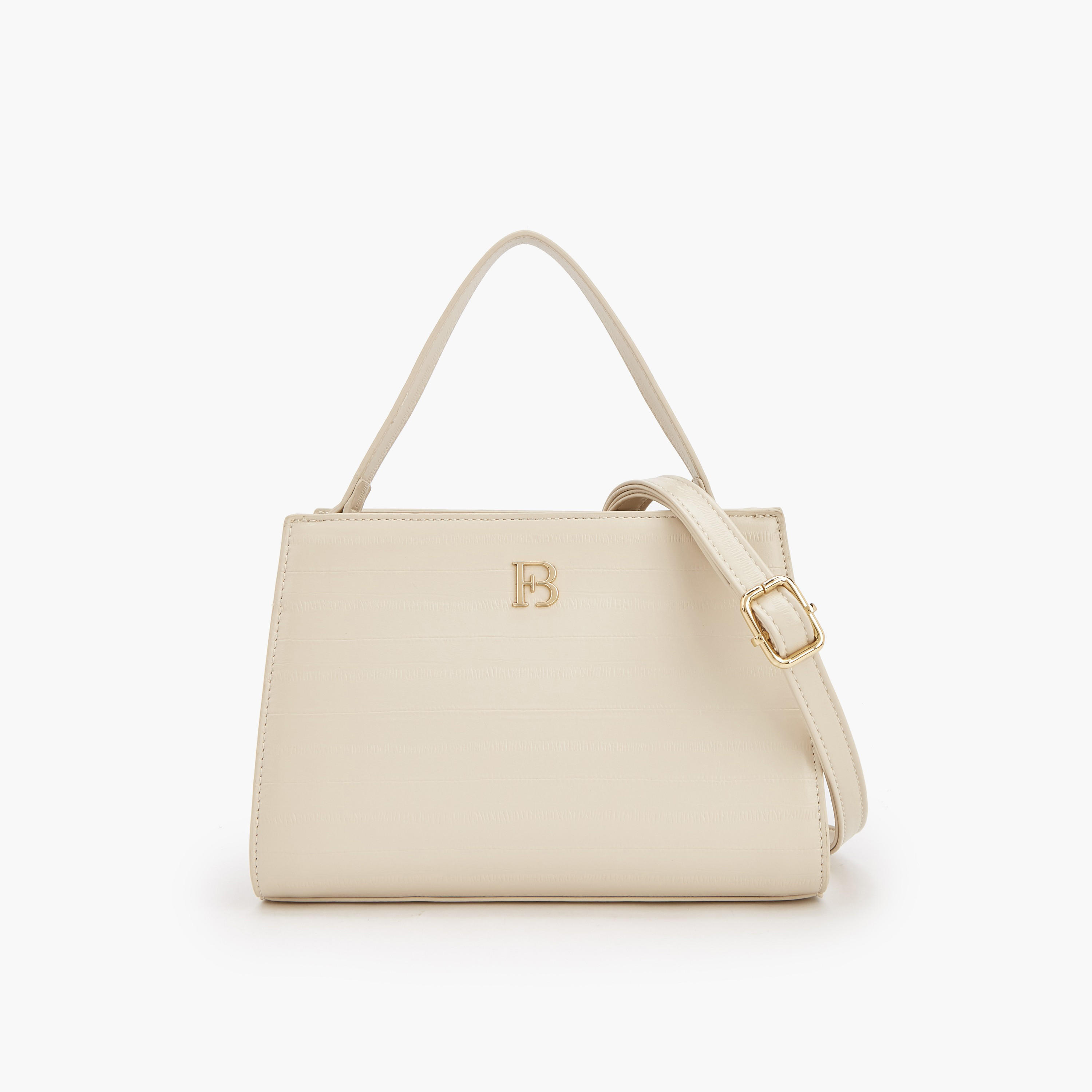 Flora Bella Textured Shoulder Bag with Detachable Strap-women-bagsandwallets-handbags-image-1