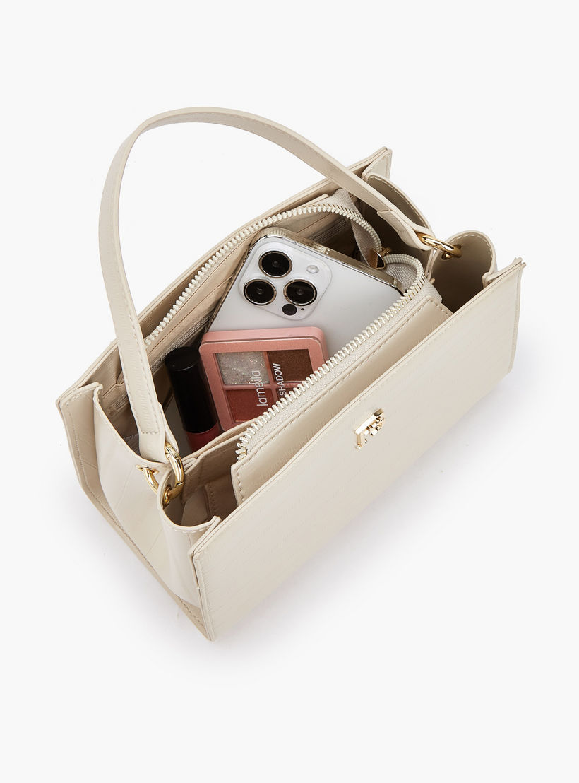 Flora Bella Textured Shoulder Bag with Detachable Strap-women-bagsandwallets-handbags-image-6