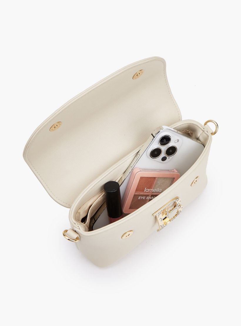 Flora Bella Solid Satchel Bag with Detachable Strap and Flap Closure-women-bagsandwallets-handbags-image-7