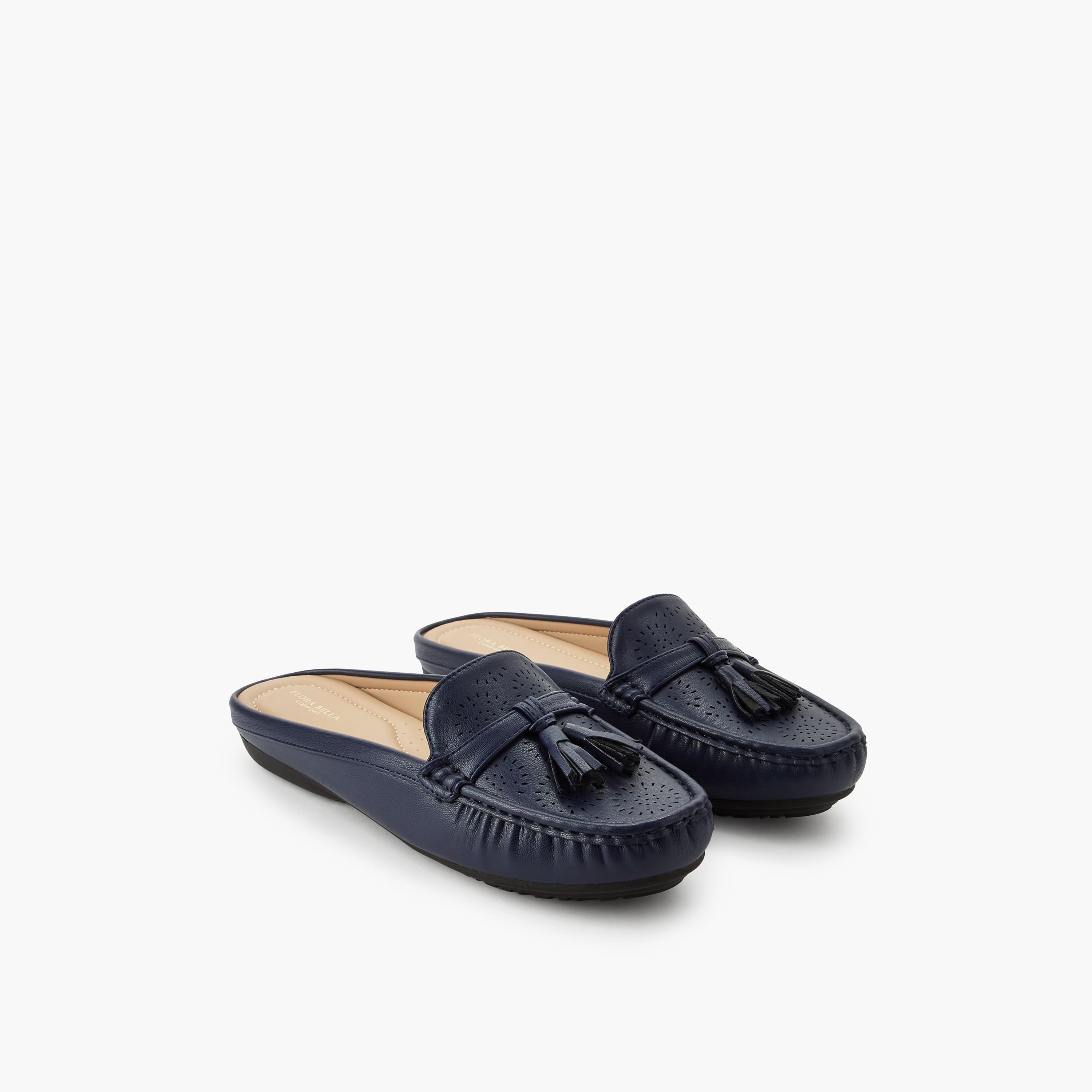 حذاء ميول سهل الارتداء للنساء من فلورا بيلا-women-shoes-flats-mules-image-1