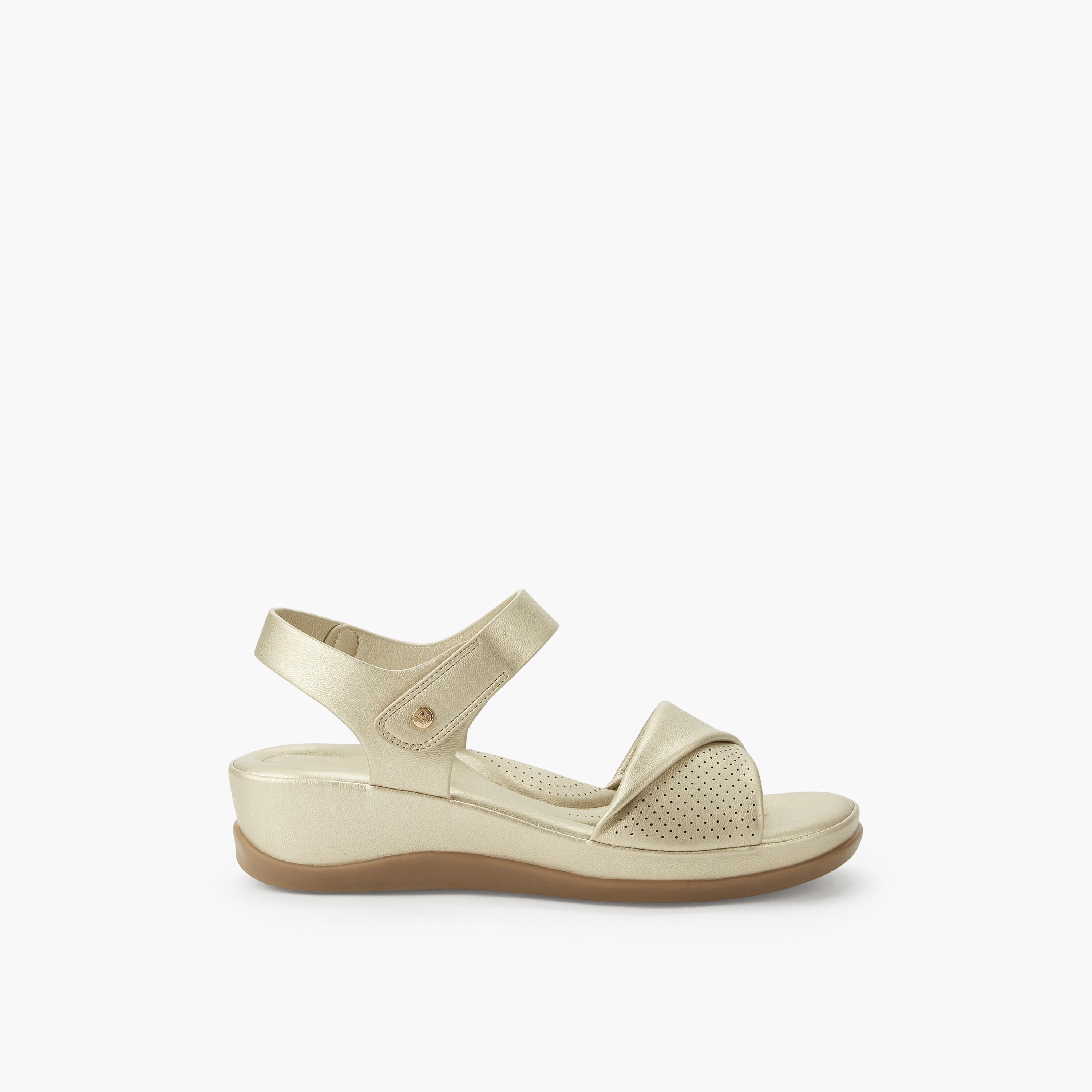 صندل مثقب بشريط إغلاق للنساء من فلورا بيلا-women-shoes-flats-sandals-image-3