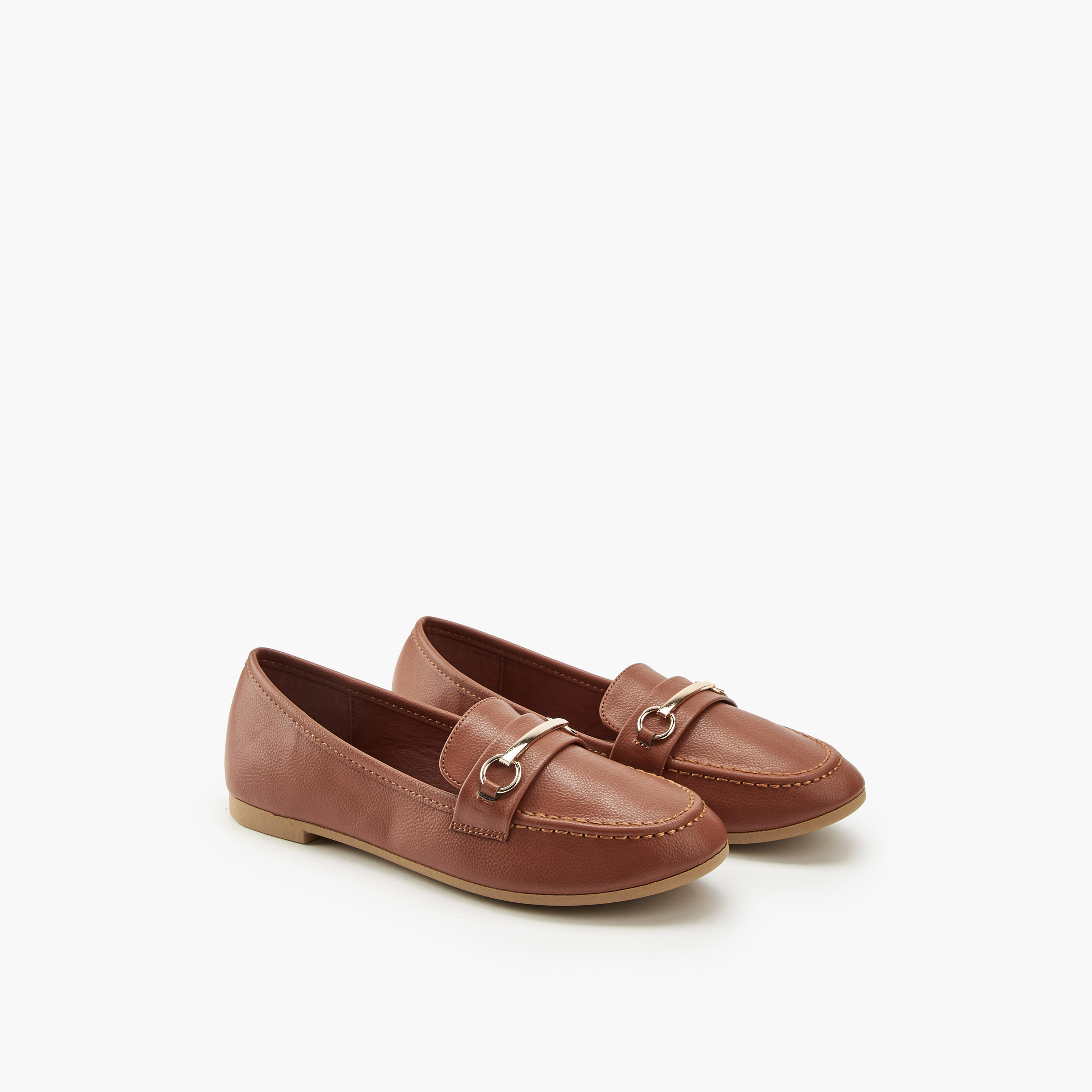 حذاء سهل الارتداء بتزيينات ميتاليك من فلورا بيلا-women-shoes-loafersandmoccasins-image-1