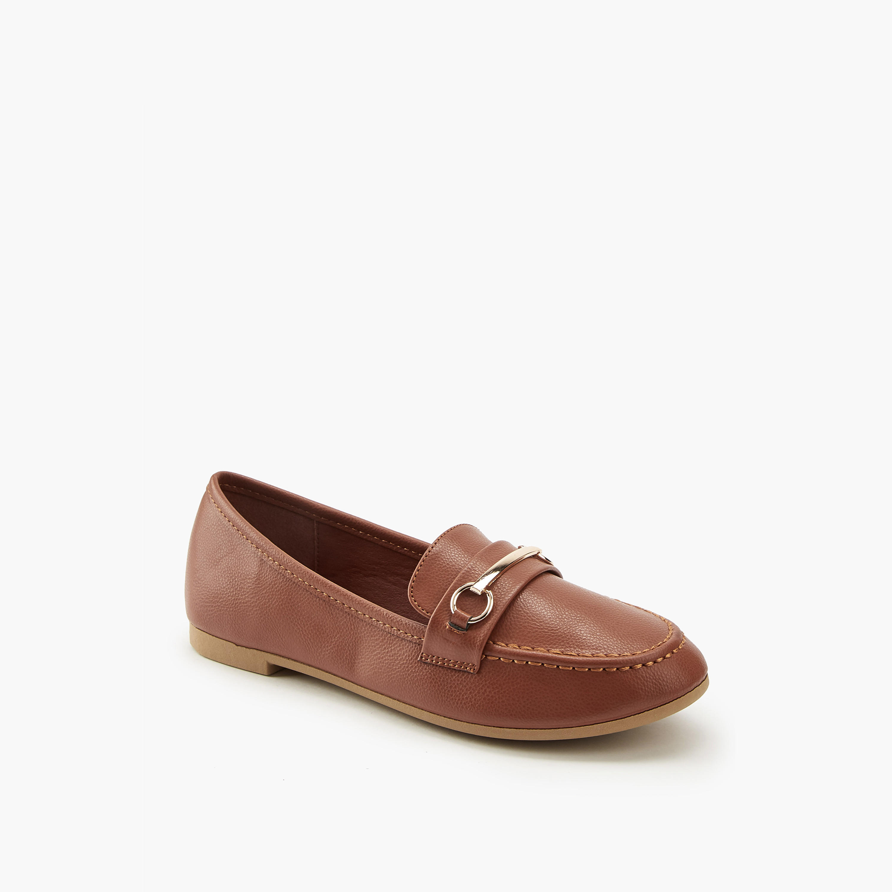 حذاء سهل الارتداء بتزيينات ميتاليك من فلورا بيلا-women-shoes-loafersandmoccasins-image-3