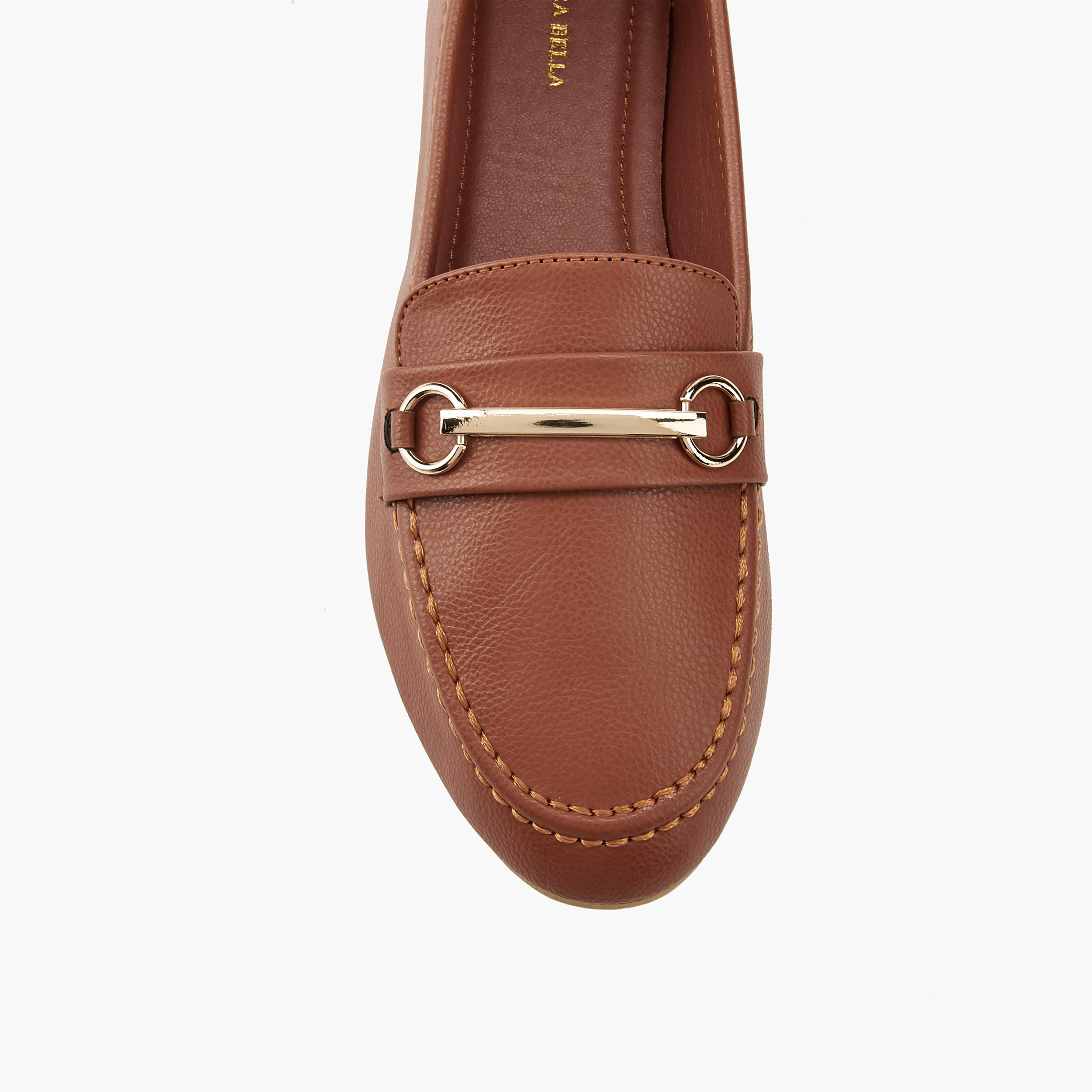 حذاء سهل الارتداء بتزيينات ميتاليك من فلورا بيلا-women-shoes-loafersandmoccasins-image-4