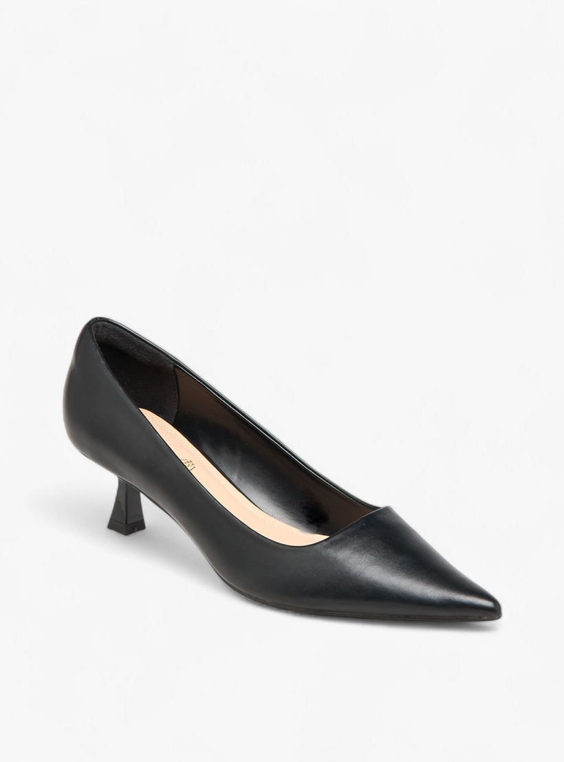 حذاء سادة بمقدمة مدببة وكعب صغير للنساء من بابريكا-women-shoes-sandals-heeled-image-2