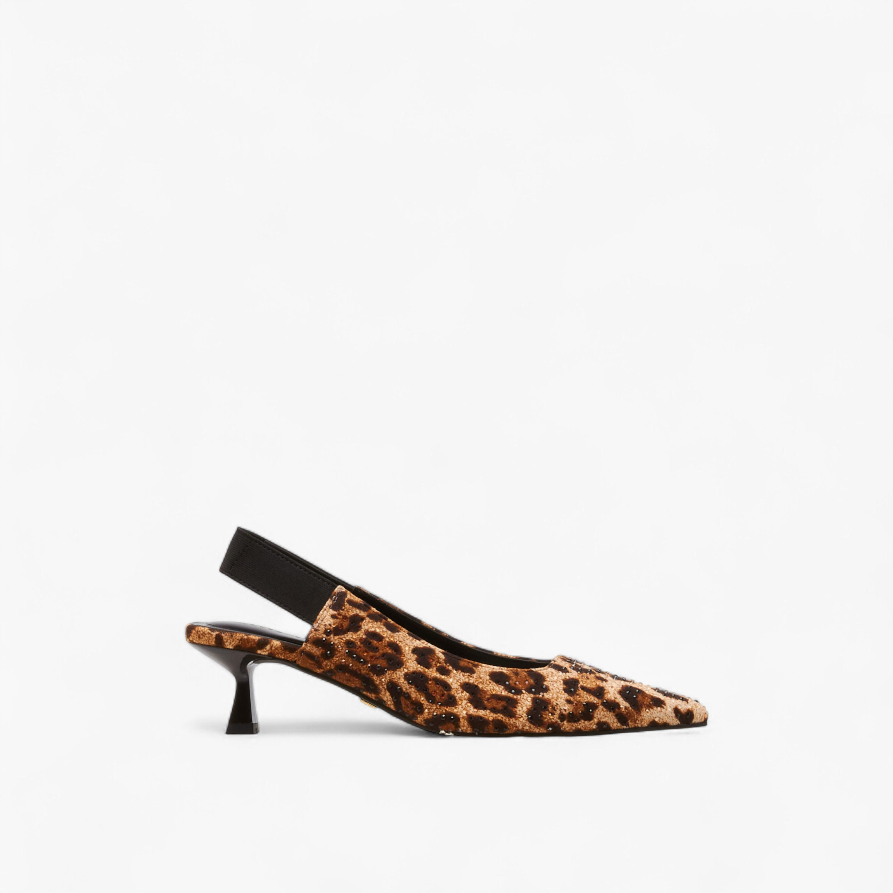 حذاء بكعب صغير وبحزام خلفي وطبعات حيوانات للنساء من سيليست-women-shoes-heels-image-3