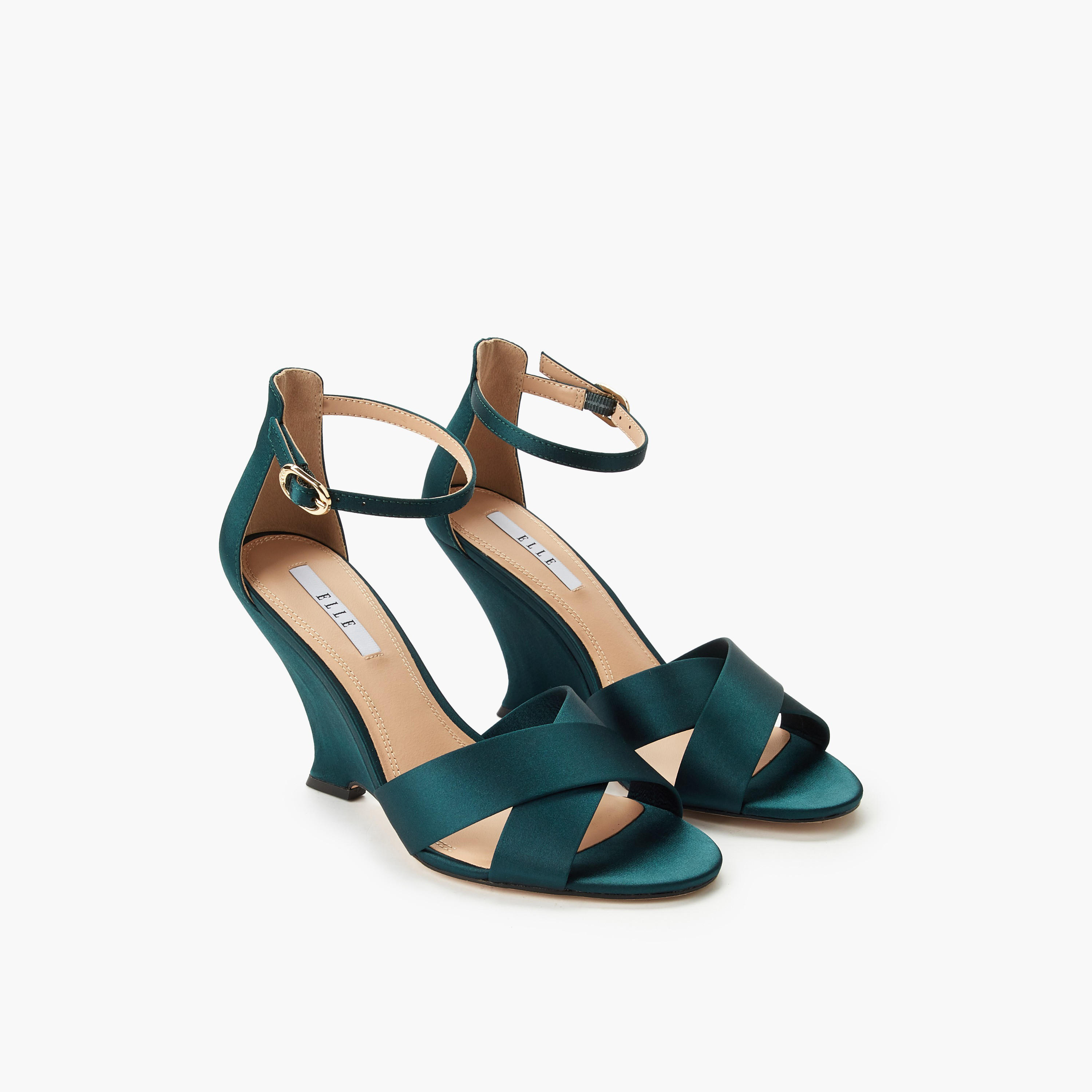 Elle Women Cross Strap Wedge Heel Sandals-women-shoes-sandals-heeled-image-6