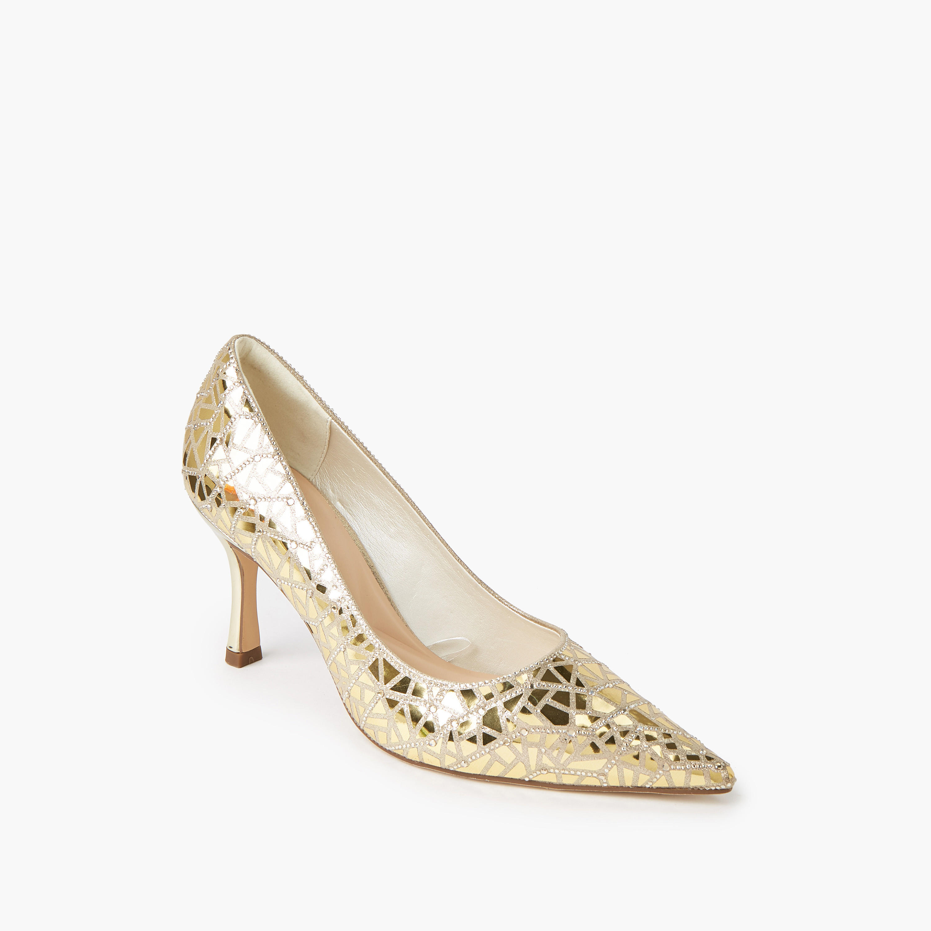 حذاء كلاسيكي بكعب ستيليتو مزيّن للنساء من سيليست-women-shoes-sandals-heeled-image-2
